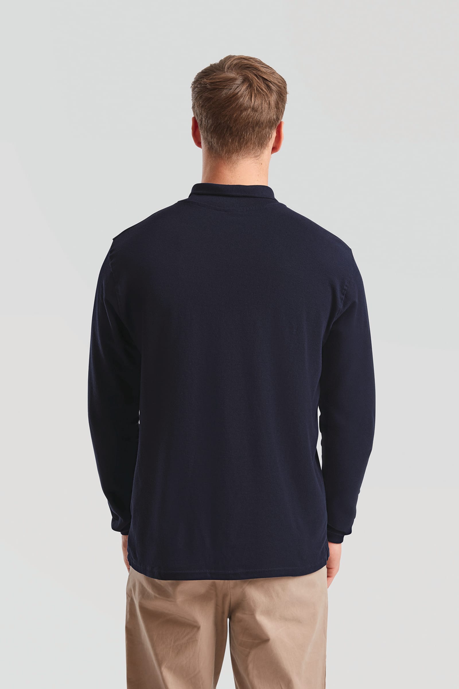 Premium polo lange mouwen (63-310-0)