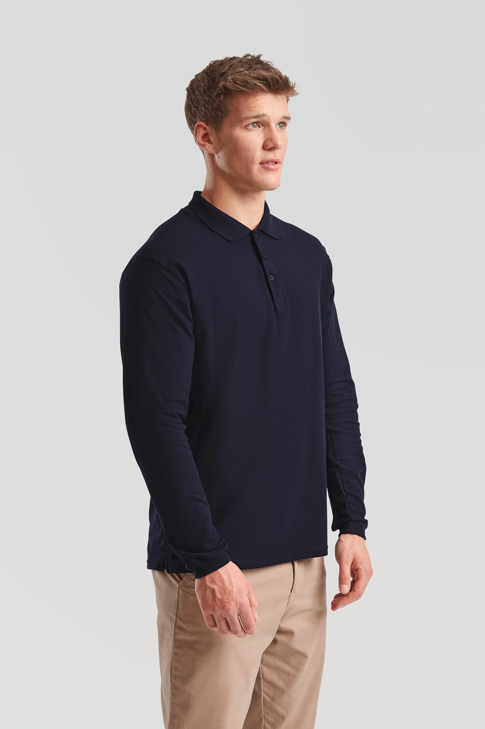 Premium polo lange mouwen (63-310-0)