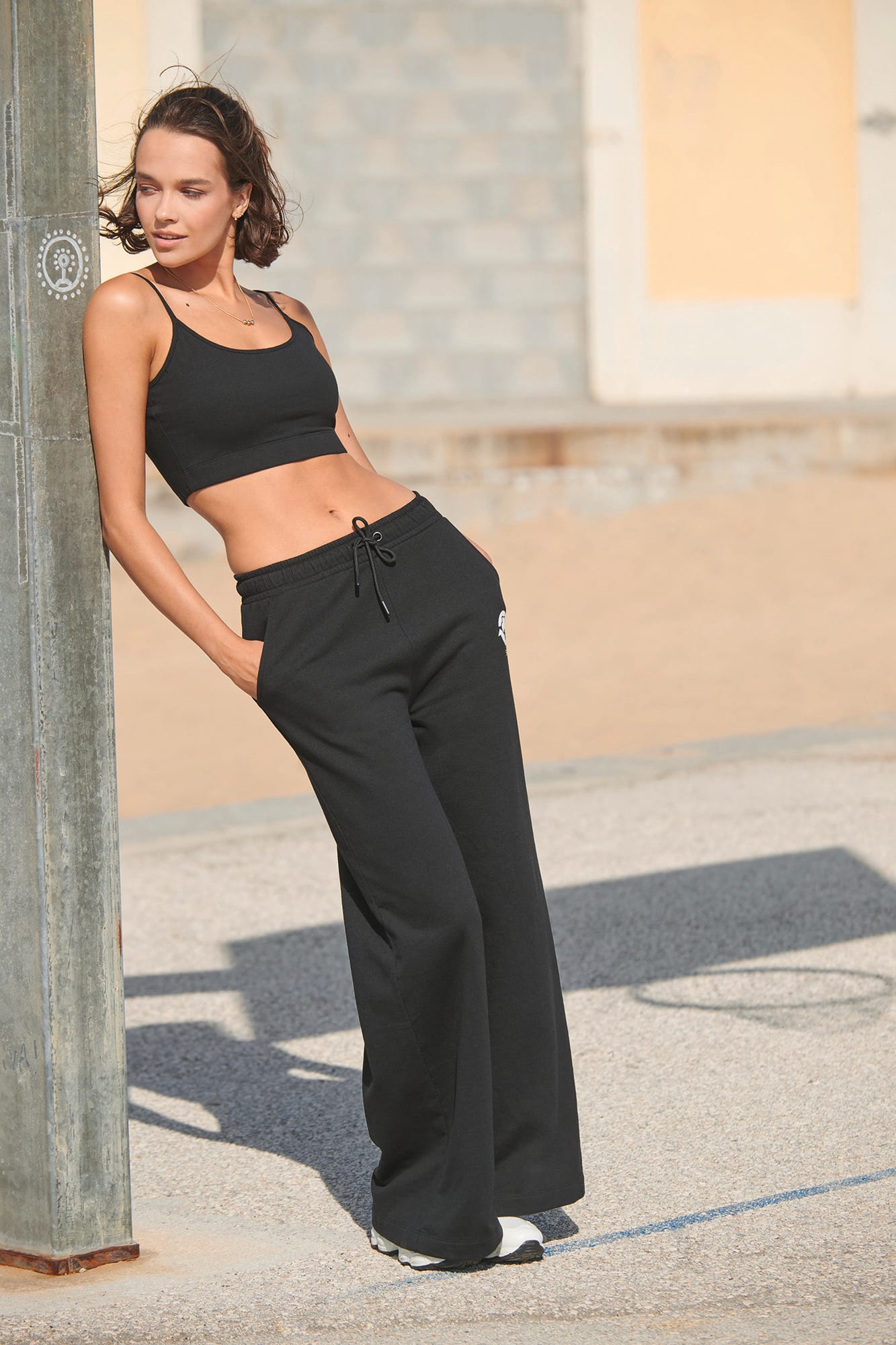 Calças de jogging eco-responsáveis de senhora