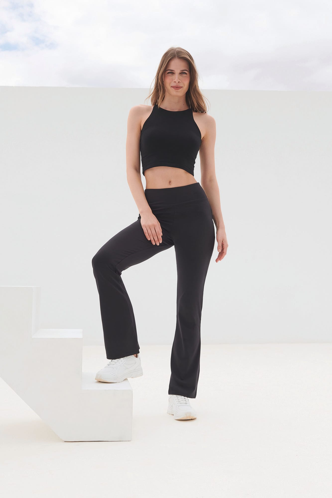 Leggings evasé para senhora