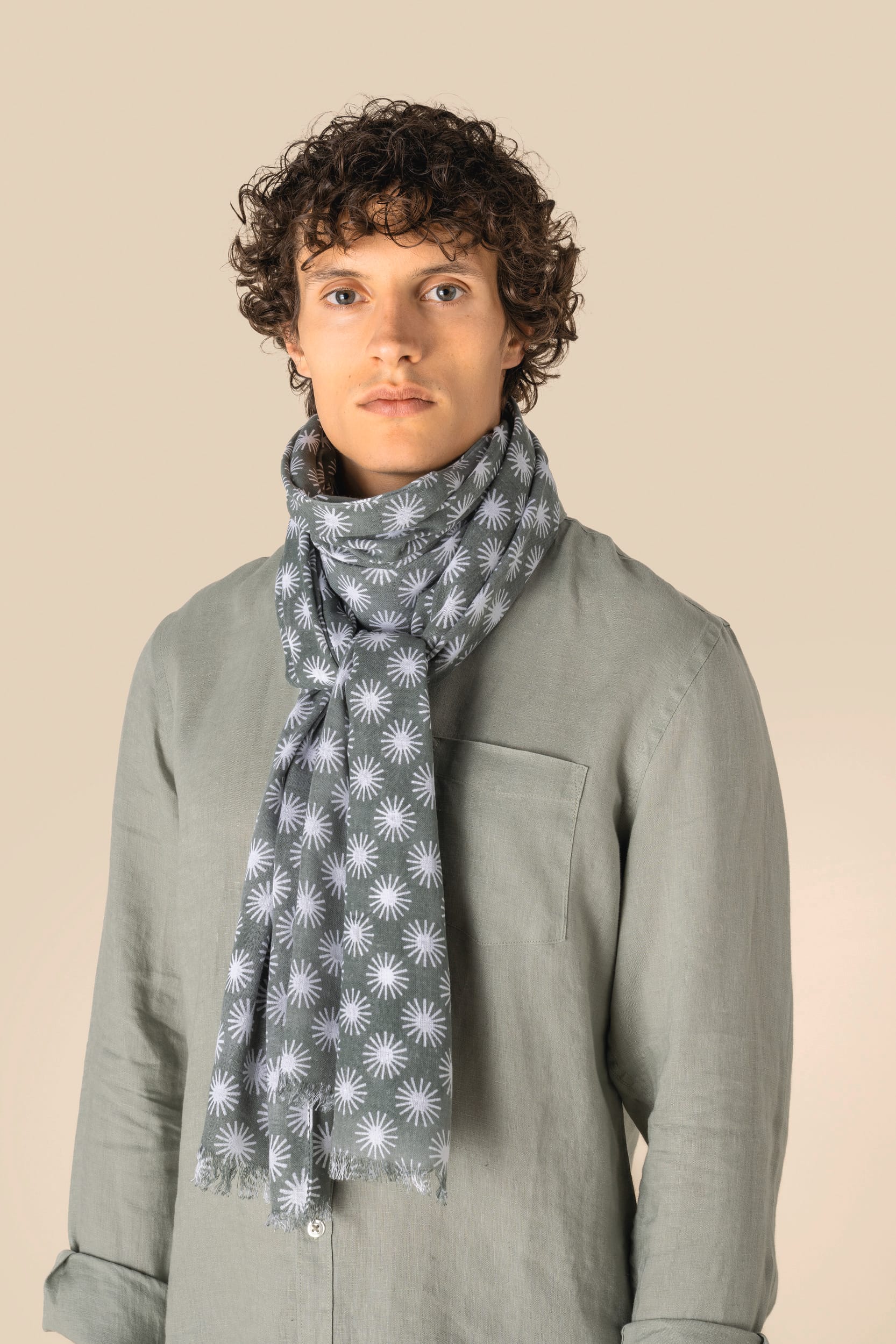 Sciarpa unisex con motivi