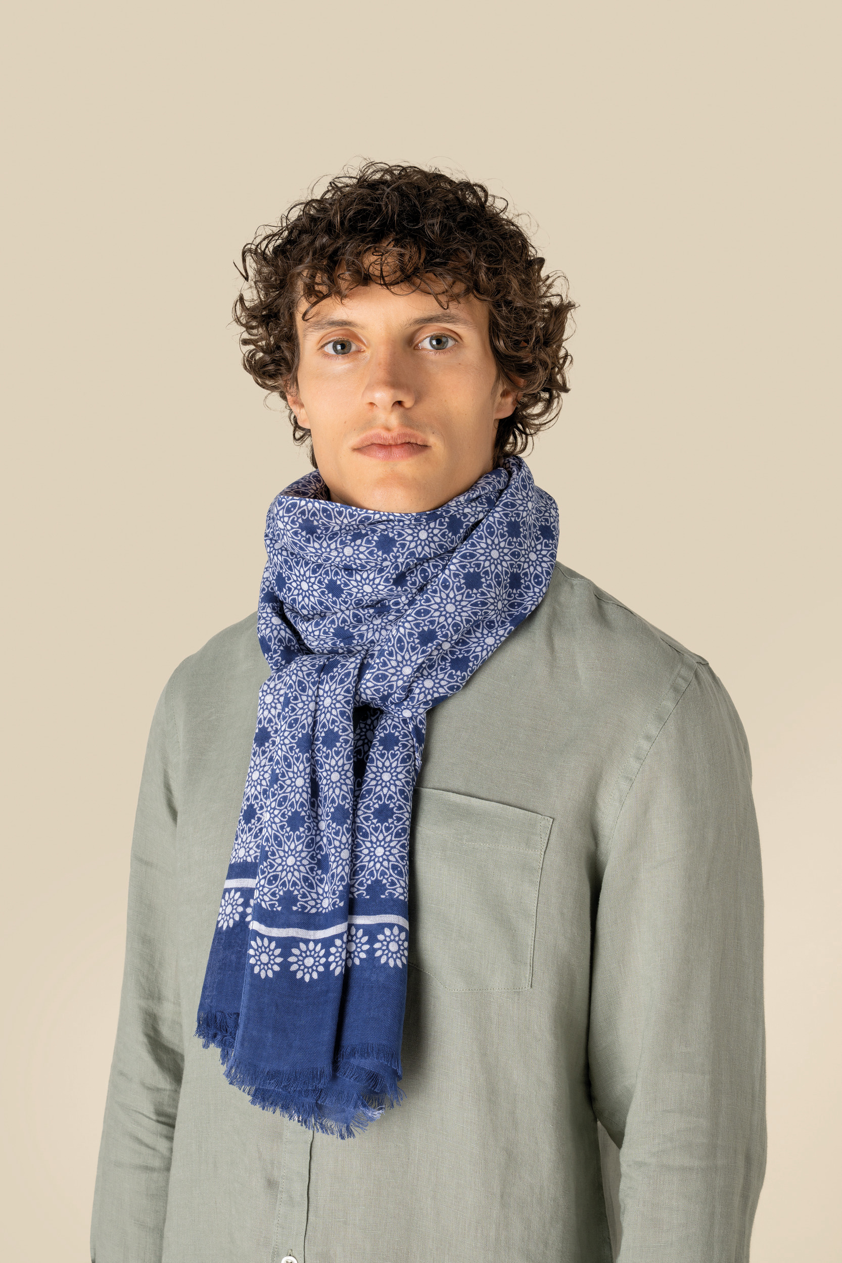 Blue Floral Mozaic