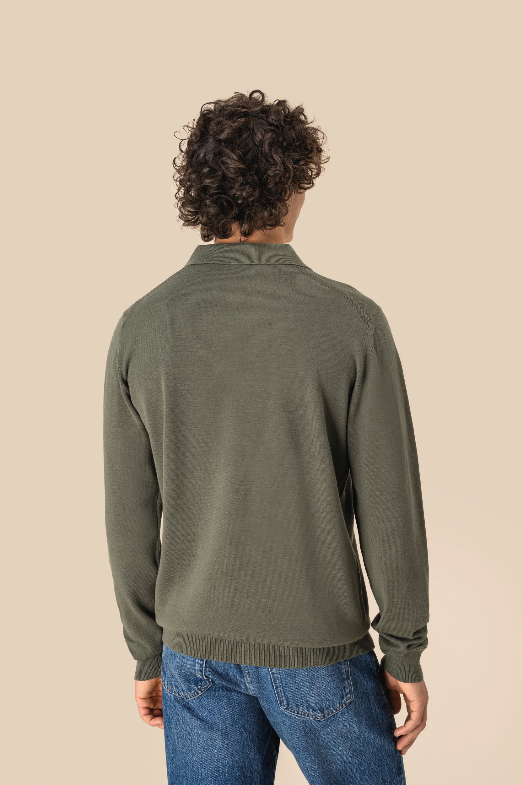 Polo écoresponsable manches longues homme - Image 5