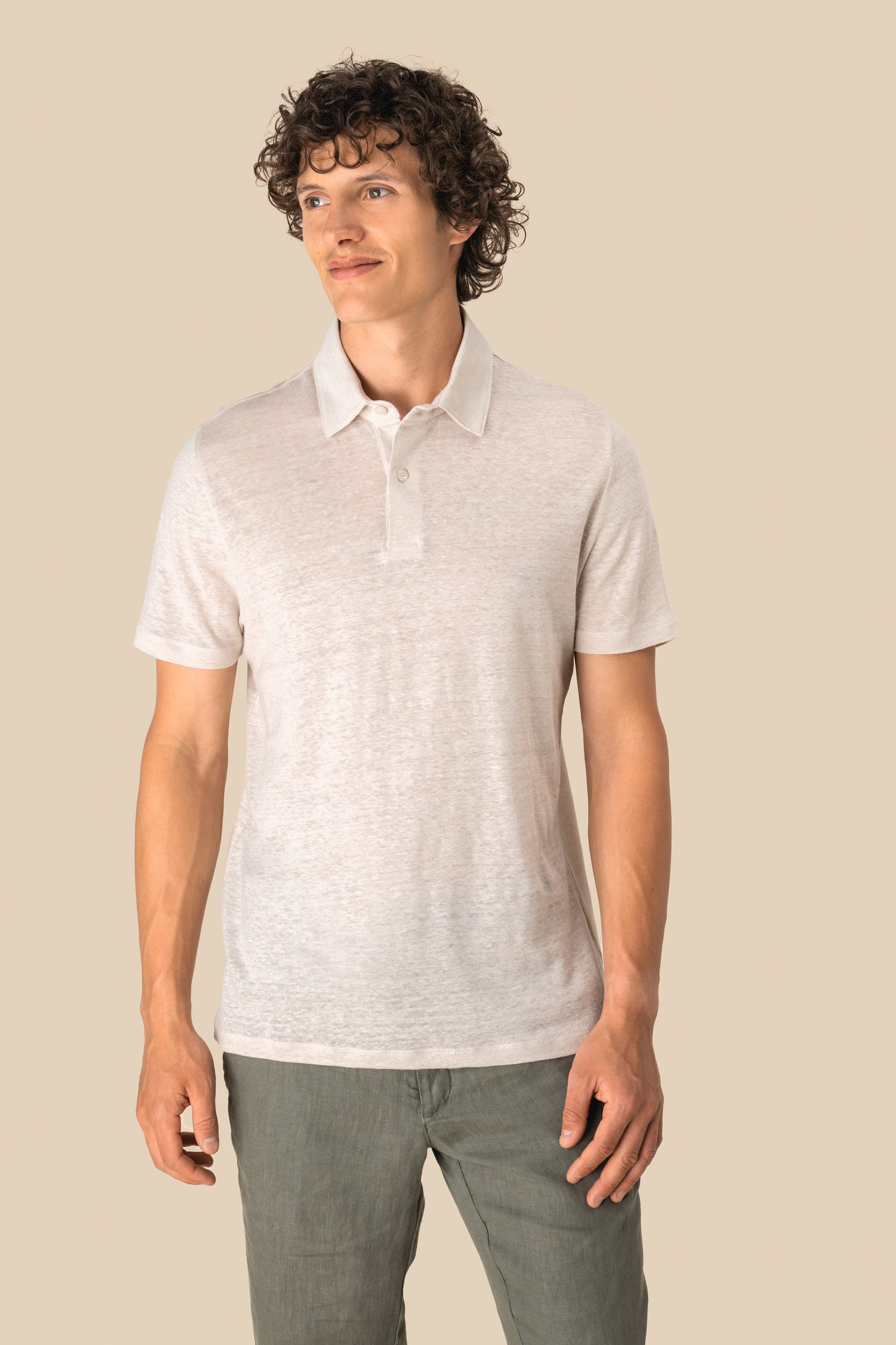 Polo en lin homme - Image 4
