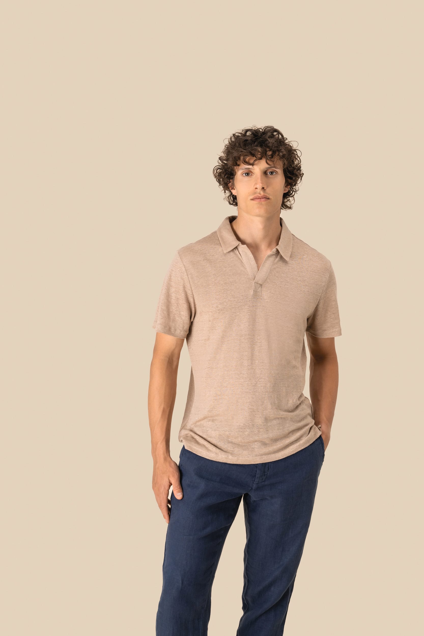 Polo en lin homme - Image 3