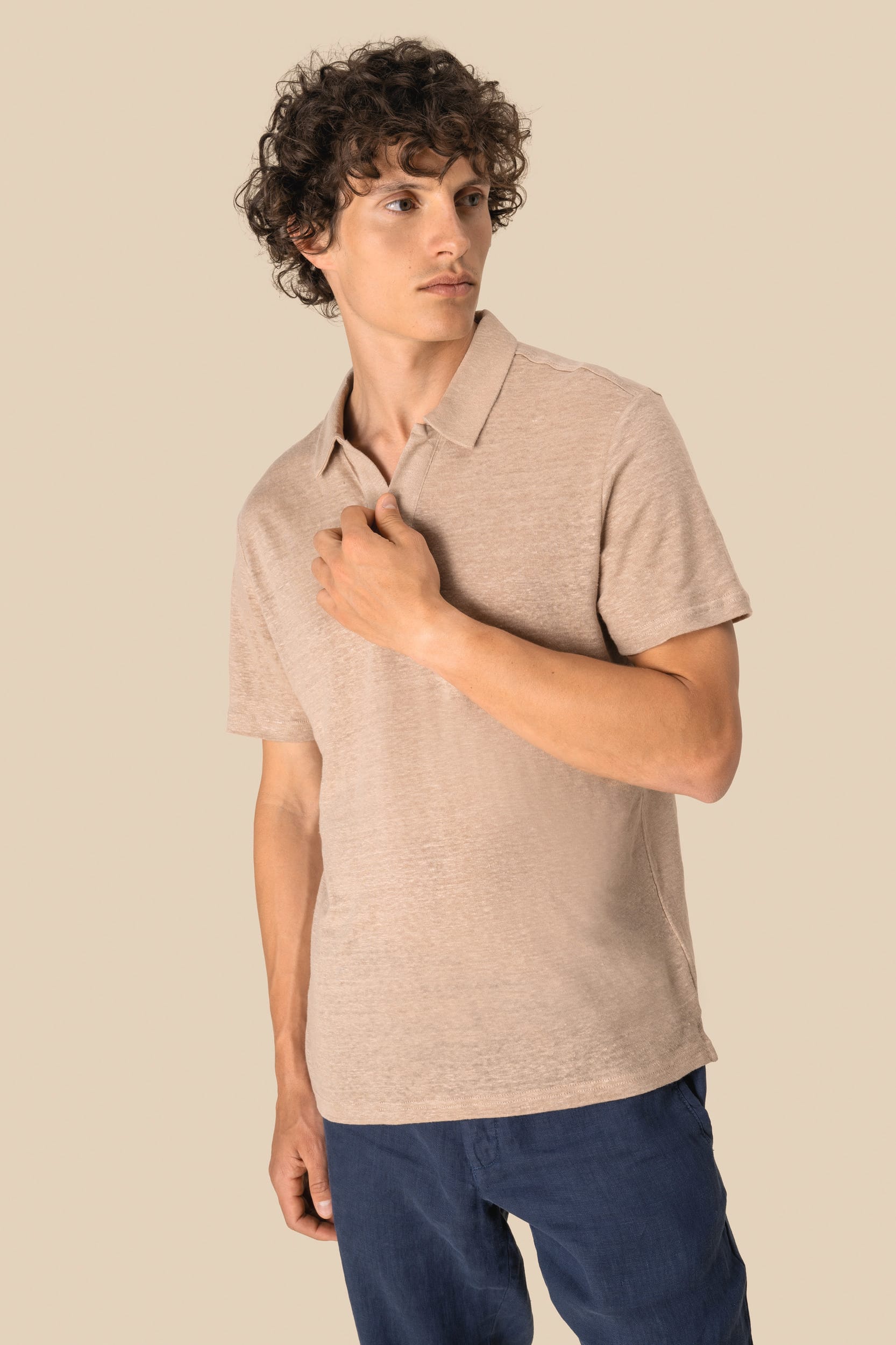 Polo en lin homme - Image 4
