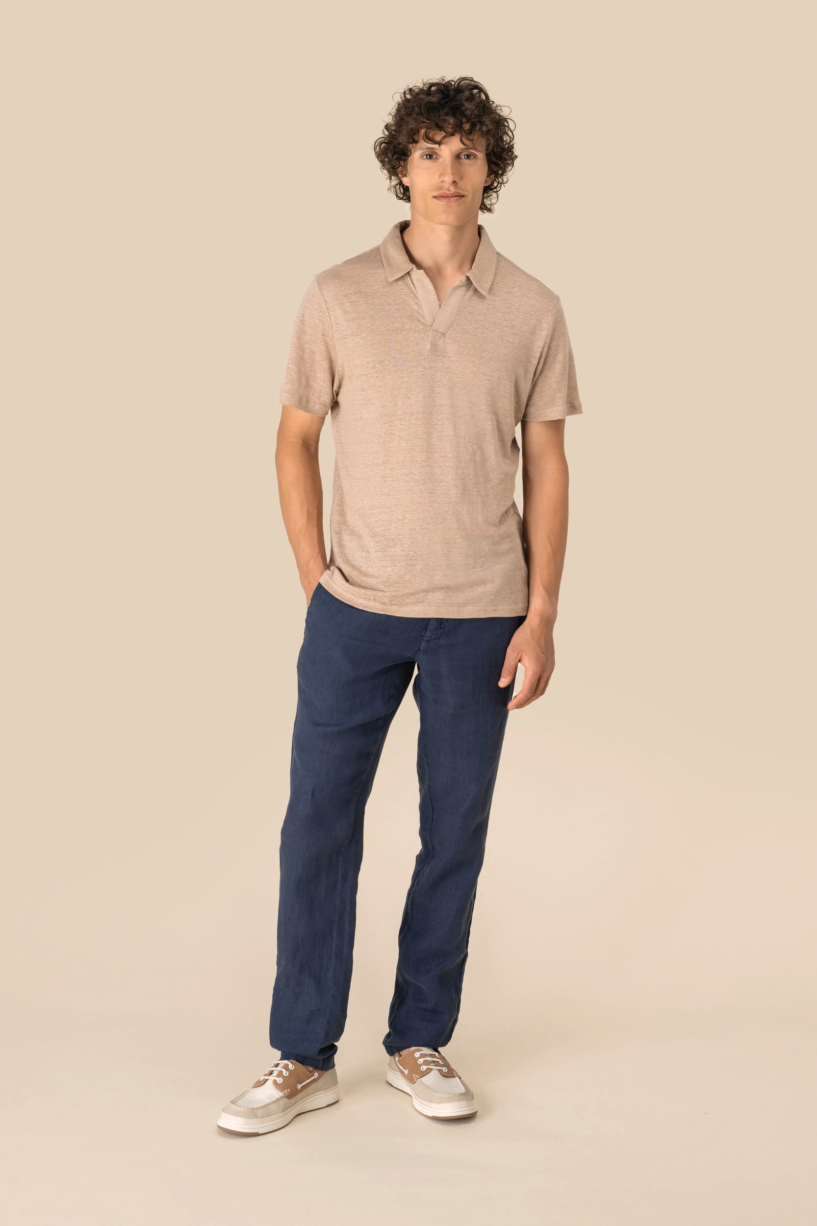 Polo en lin homme - Image 2