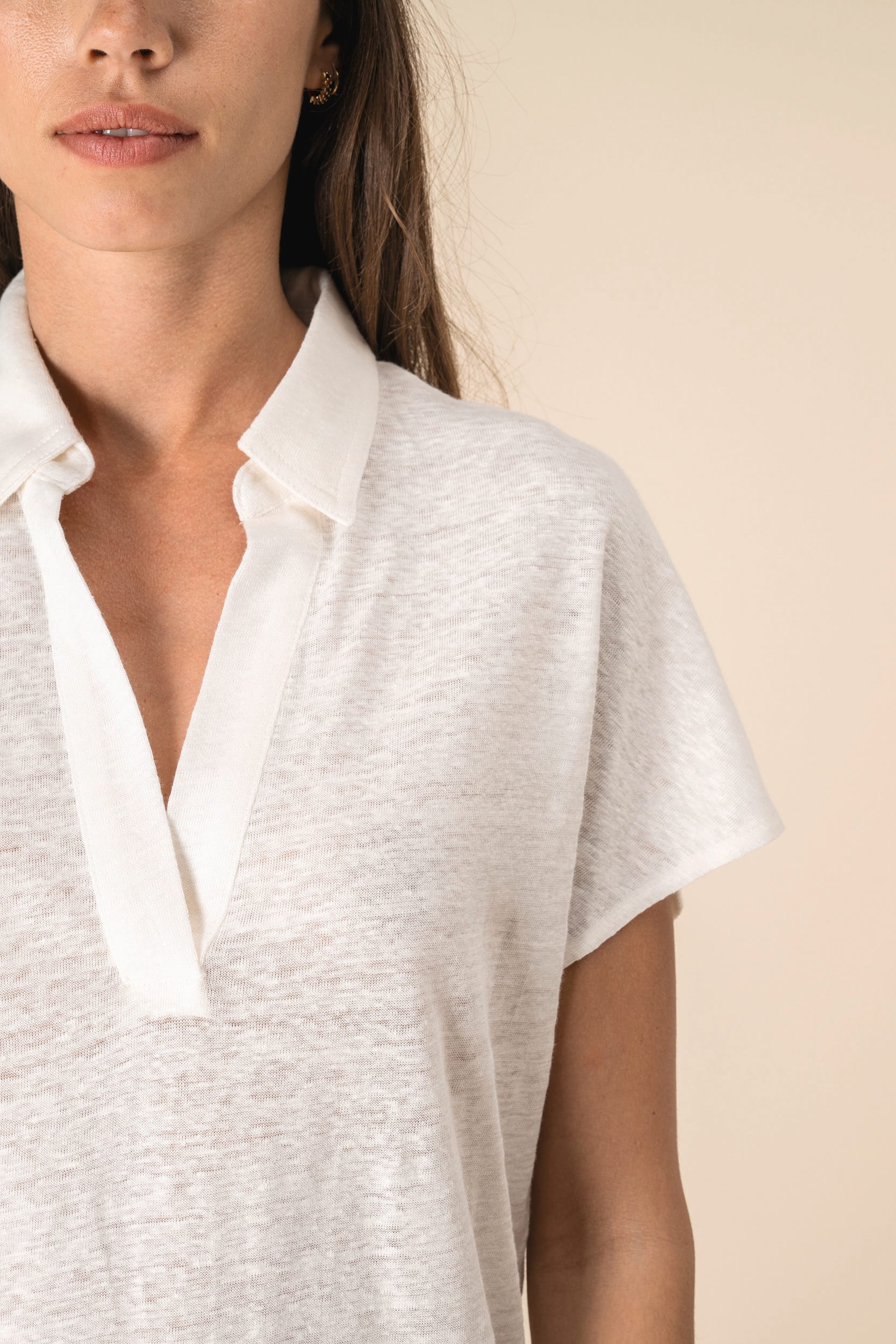 Polo en lin femme - Image 7