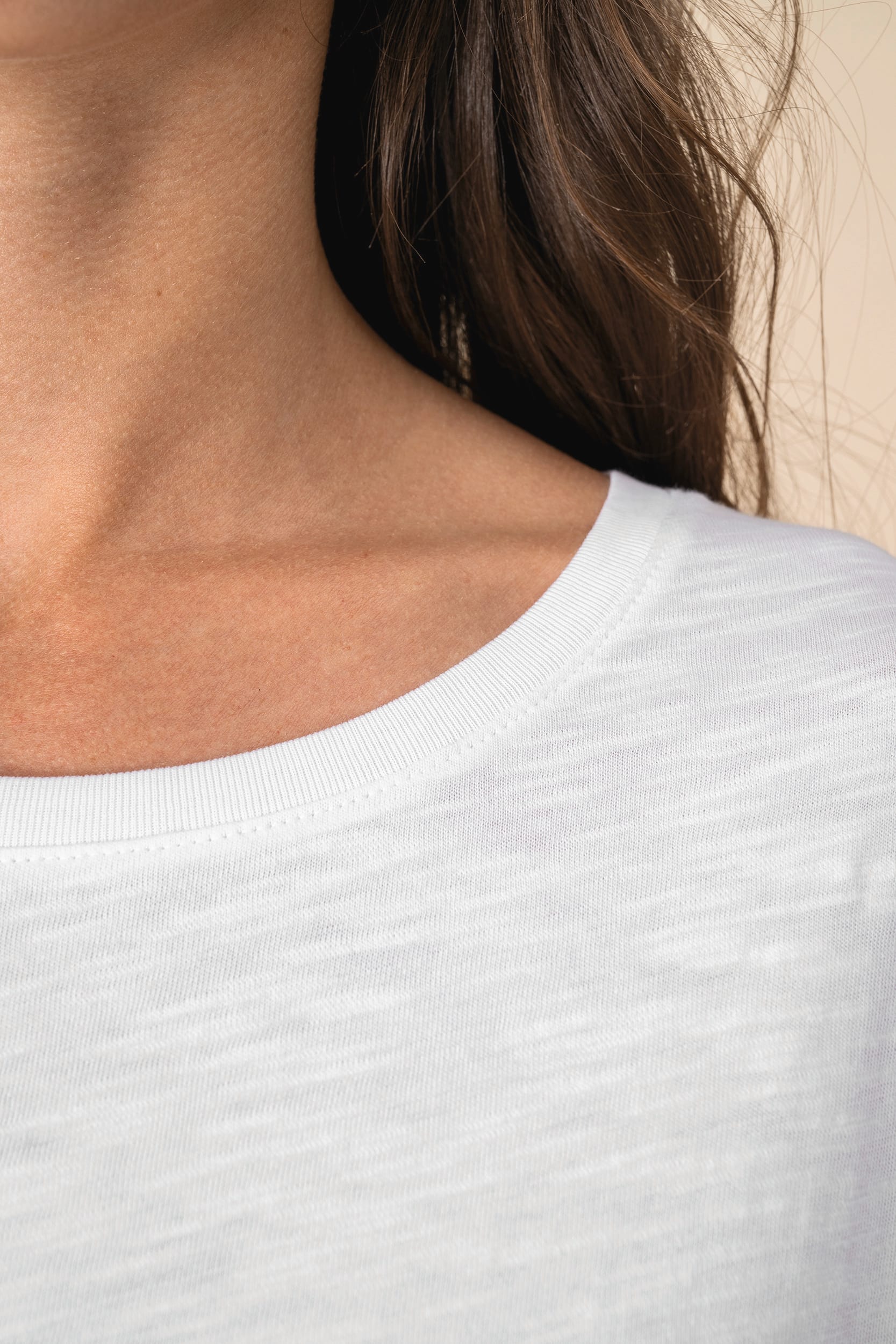 T-shirt écoresponsable slub oversize femme - Image 8