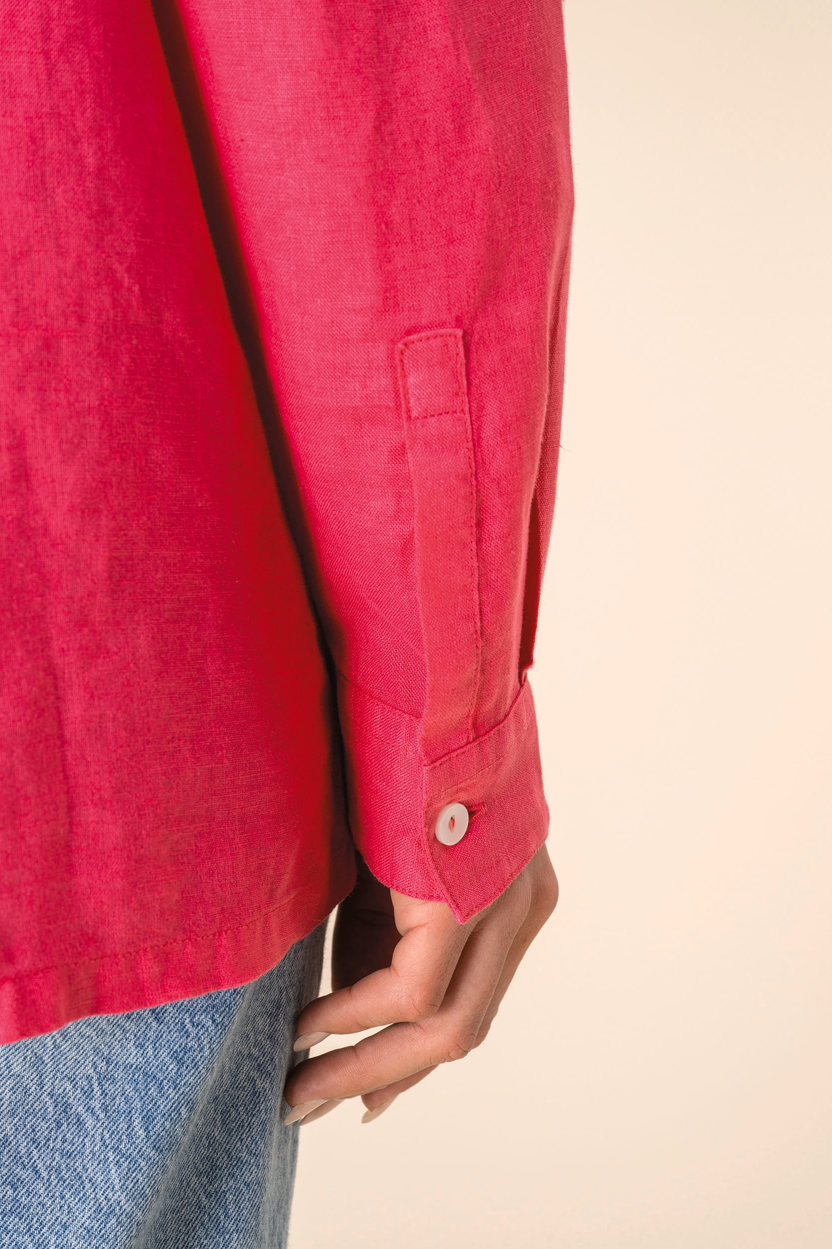 Chemise oversize en lin femme - Image 7