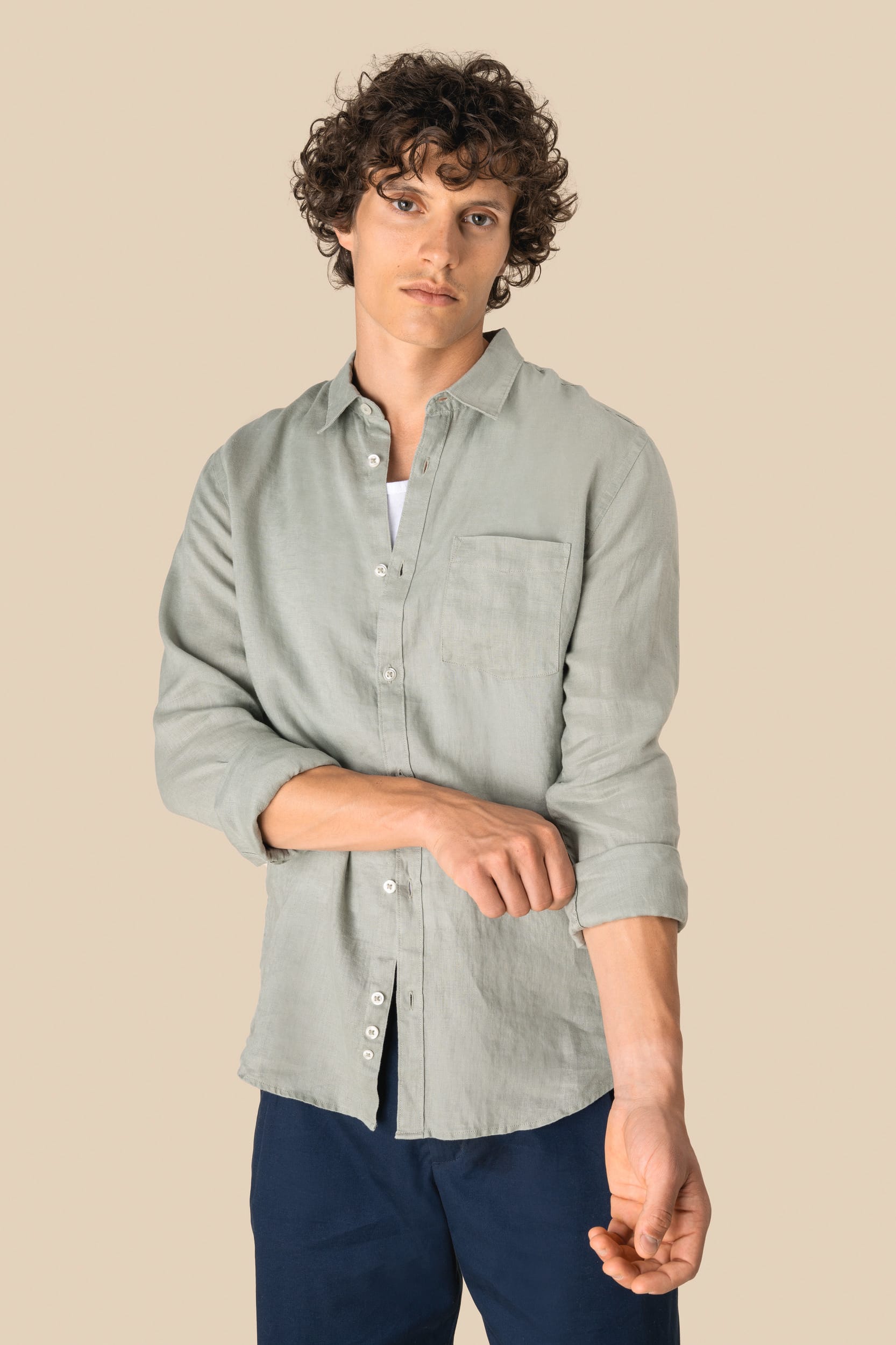 Chemise en lin homme - Image 5