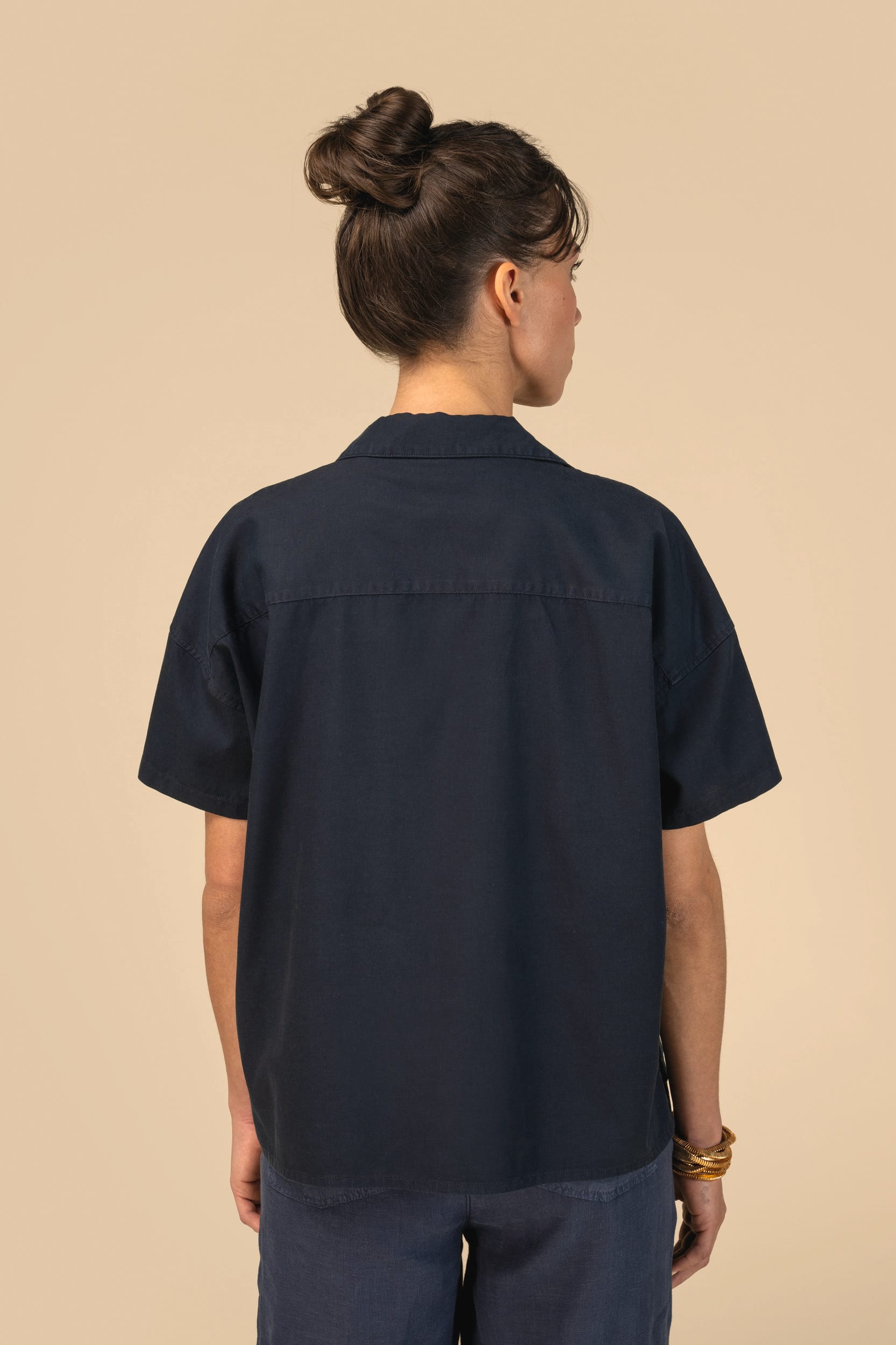 Chemise écoresponsable oversize en lyocell femme