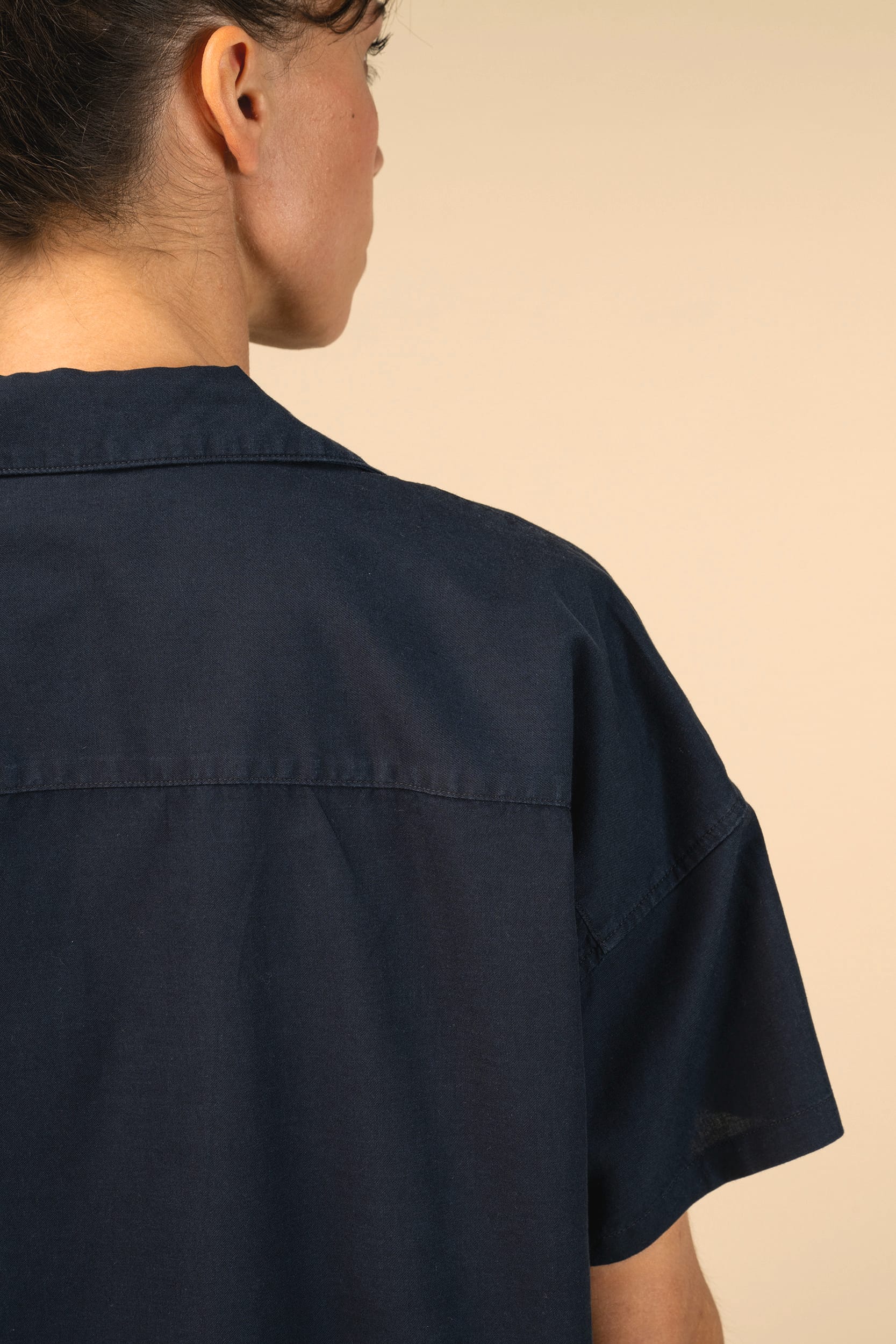 Chemise écoresponsable oversize en lyocell femme
