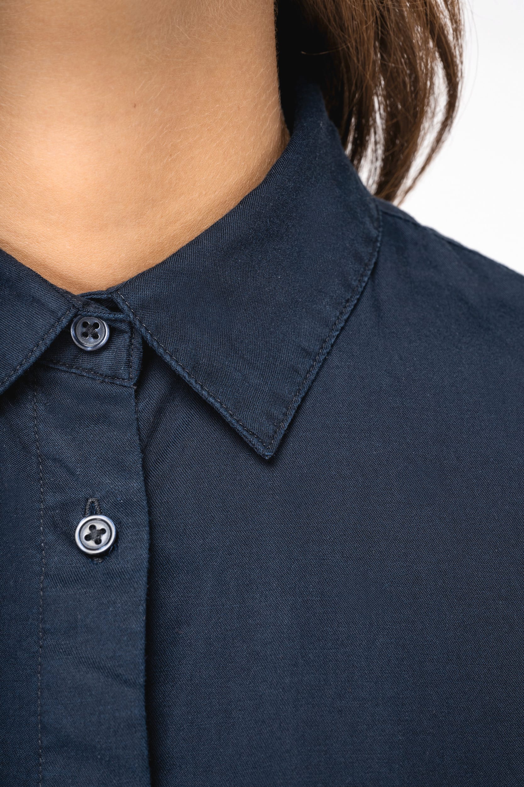 Camisa eco-responsável em liocel de senhora