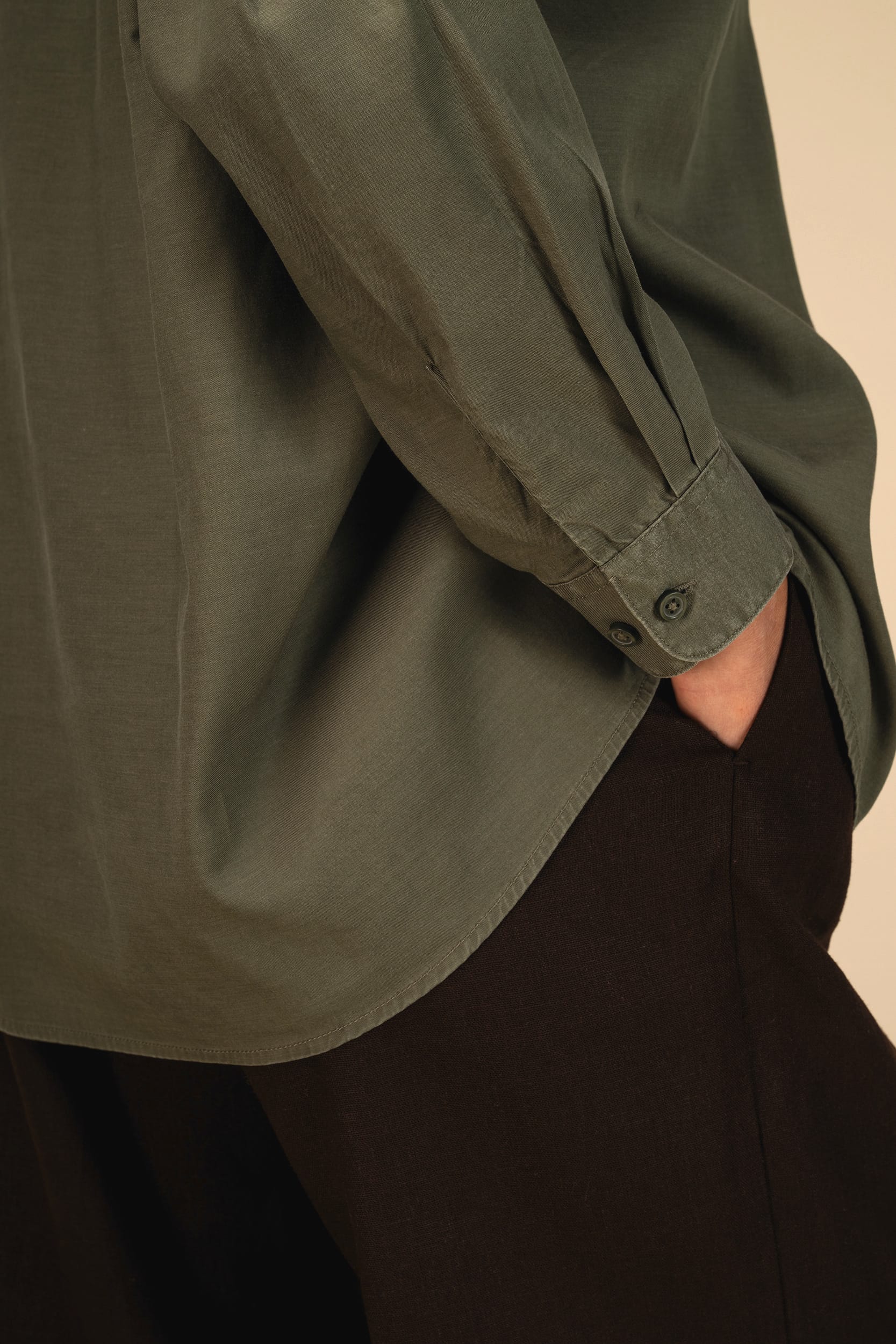 Chemise écoresponsable en lyocell femme