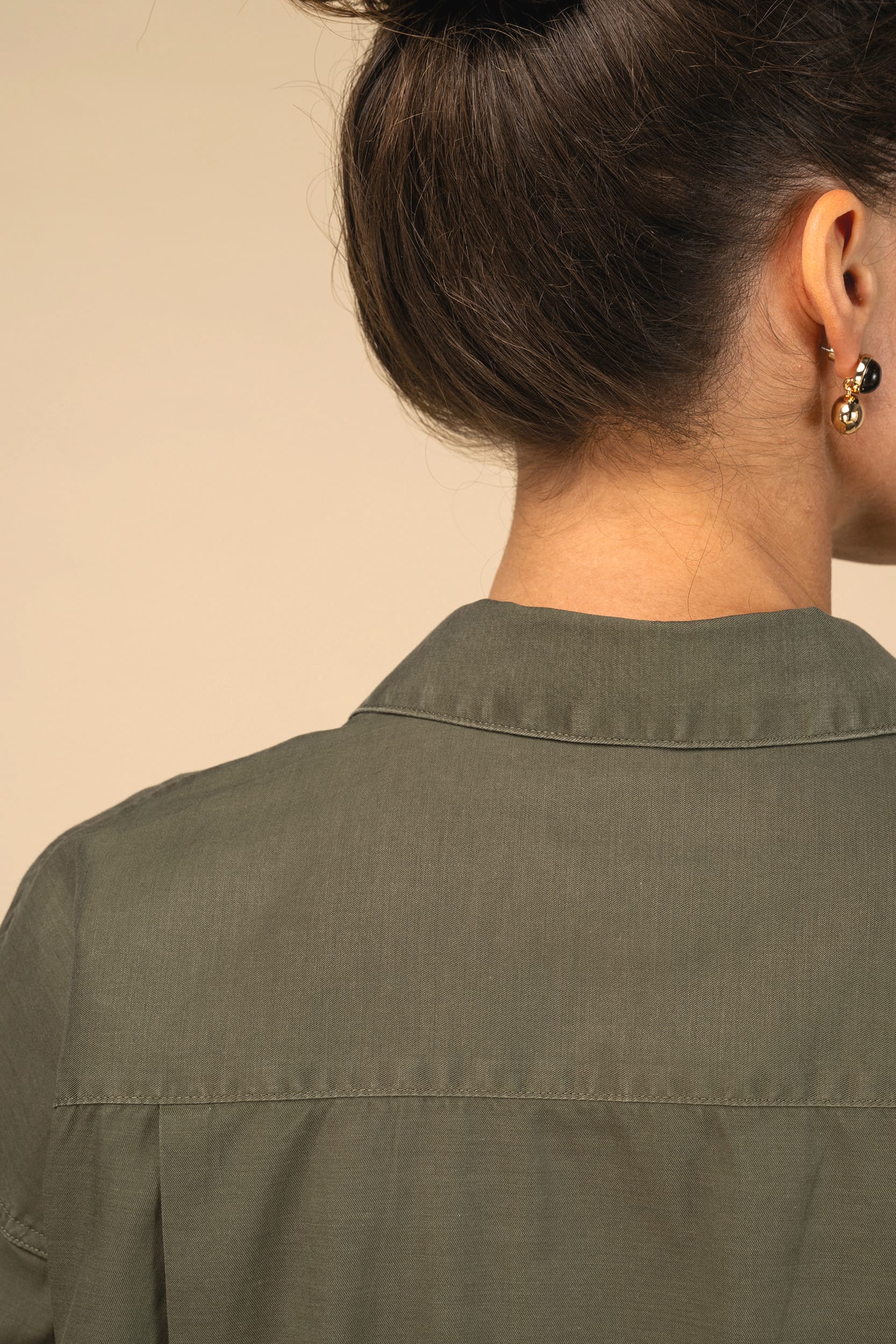 Chemise écoresponsable en lyocell femme