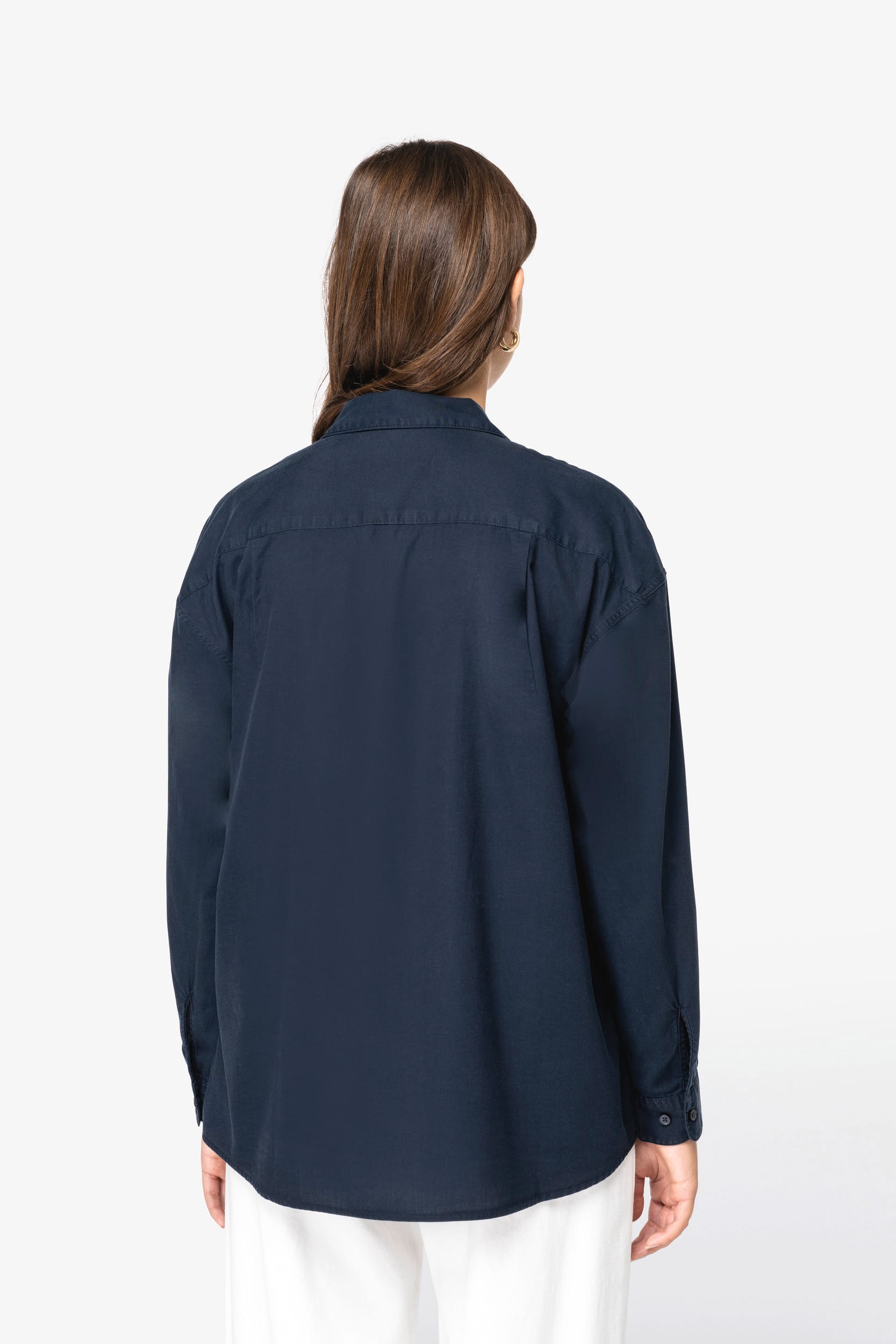 Camisa eco-responsável em liocel de senhora