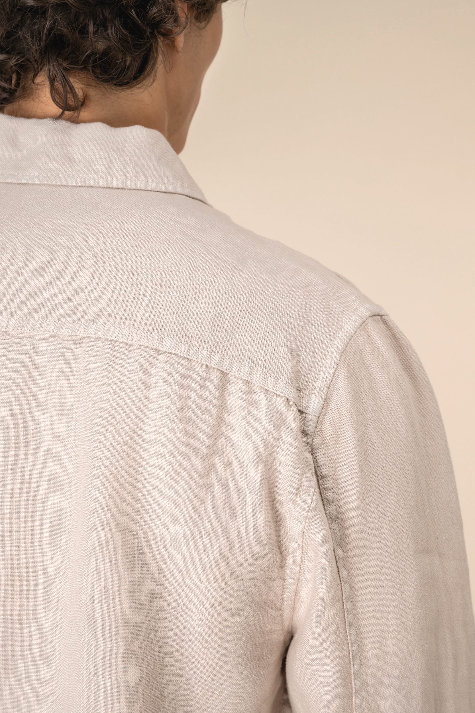 Surchemise délavée en lin homme - Image 7