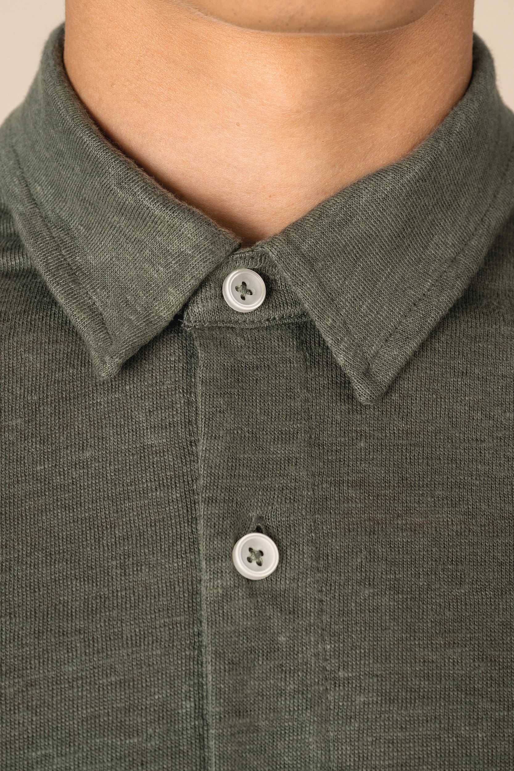 Chemise à manches courtes en lin homme - Image 7