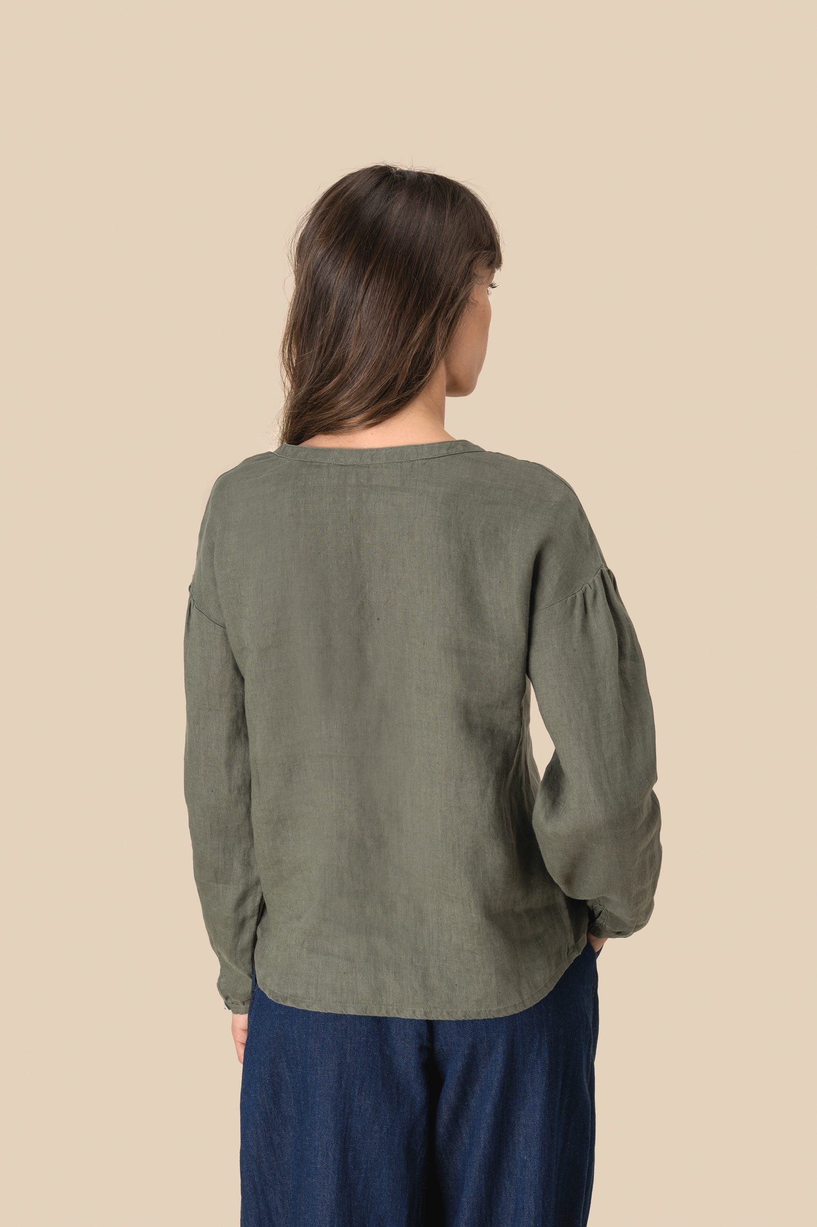 Blusa em linho de senhora