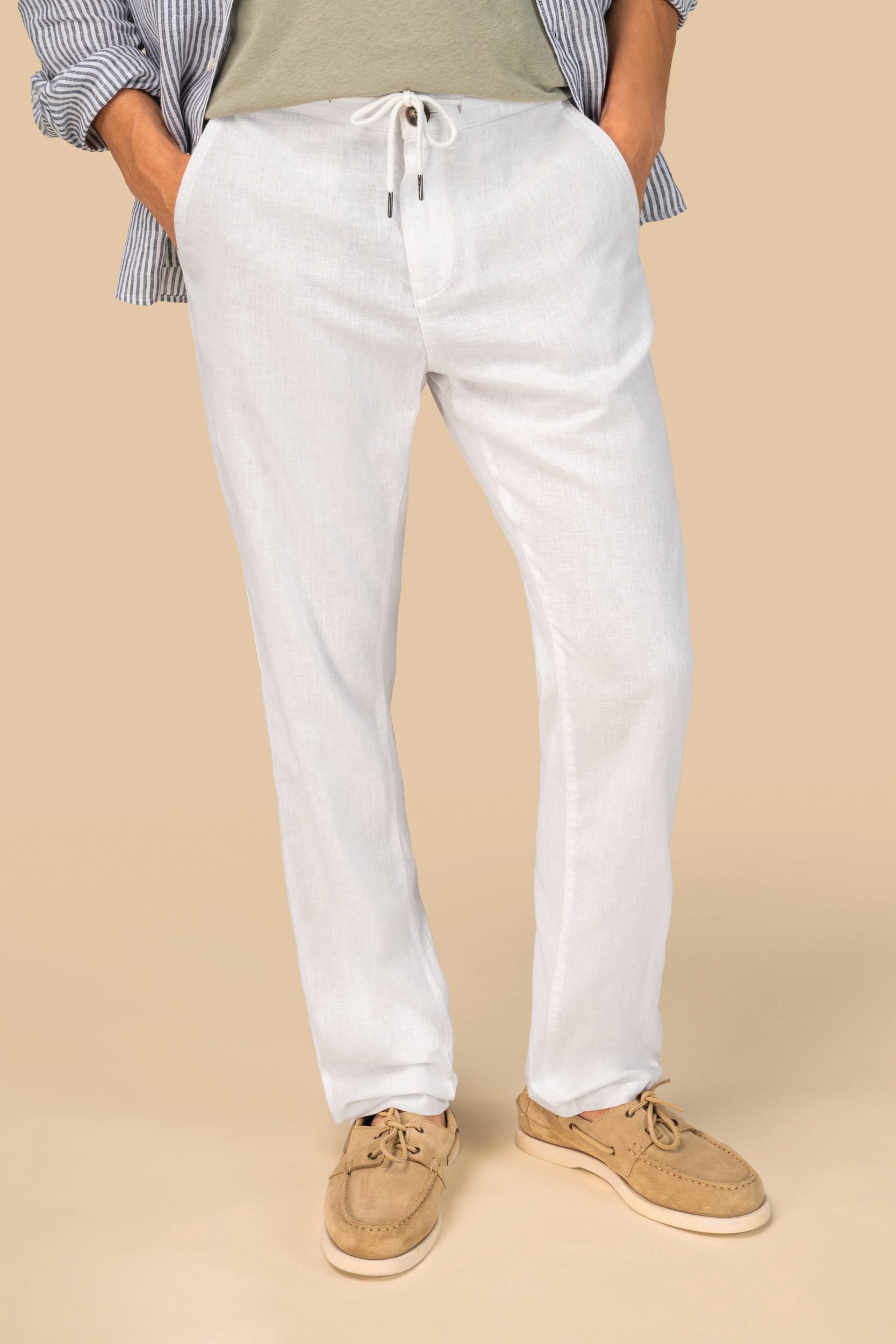 Pantalón ecorresponsable lino y algodón orgánico hombre