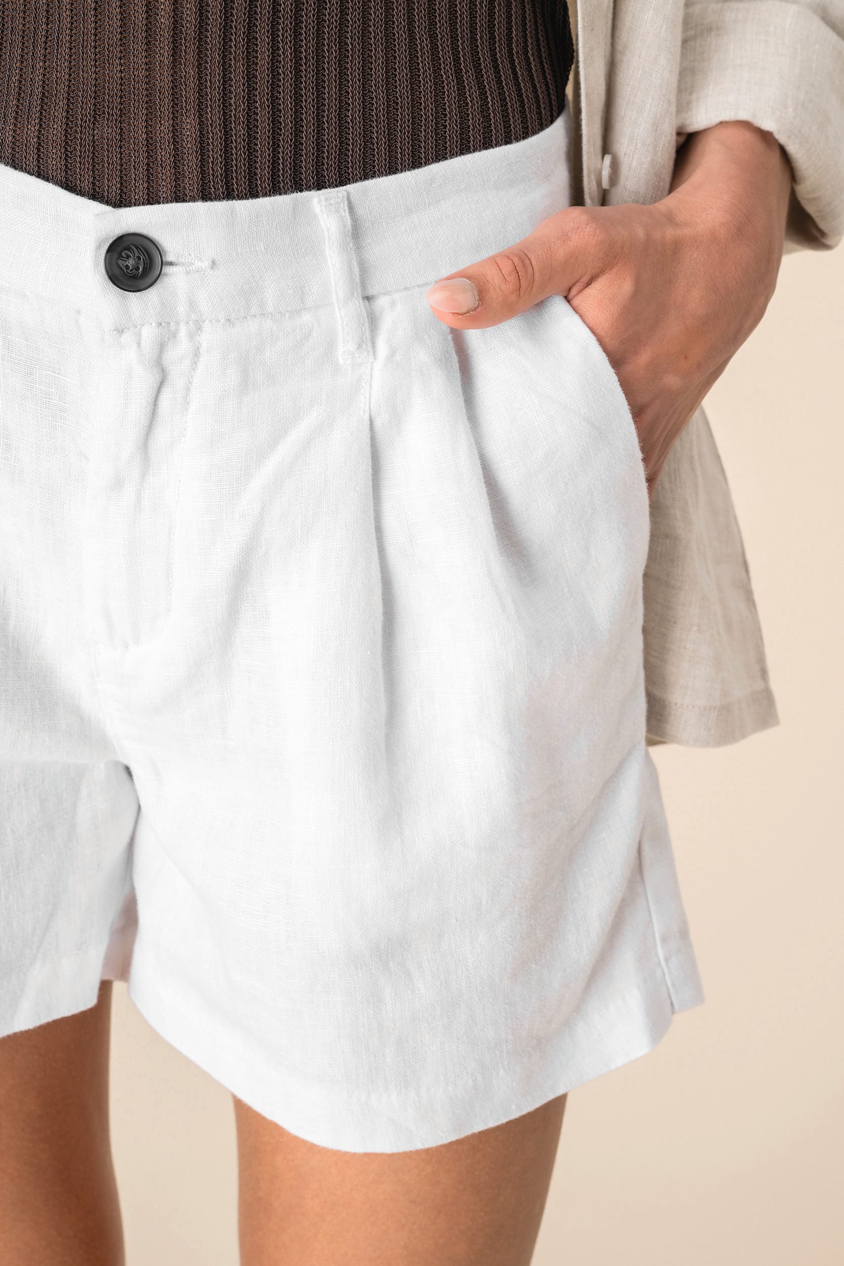 Short en lin femme - Image 7