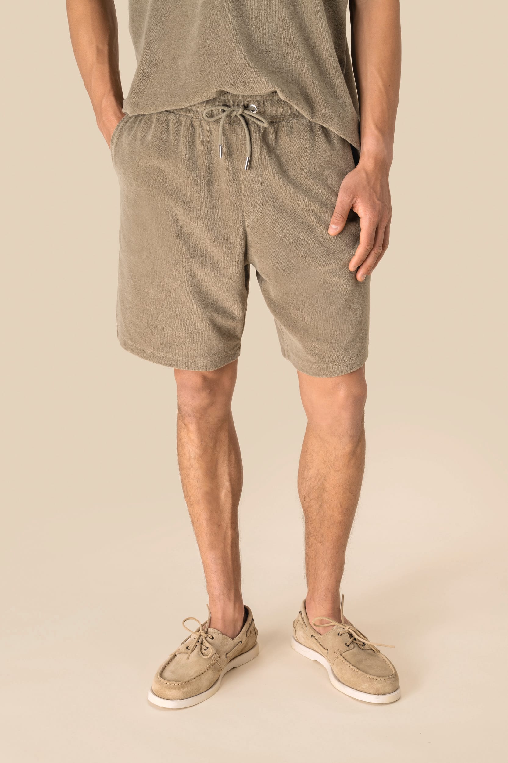 Short écoresponsable en éponge homme - Image 1