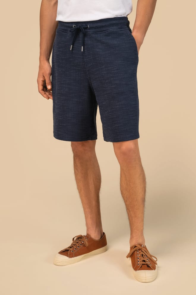 Men's textured bermuda