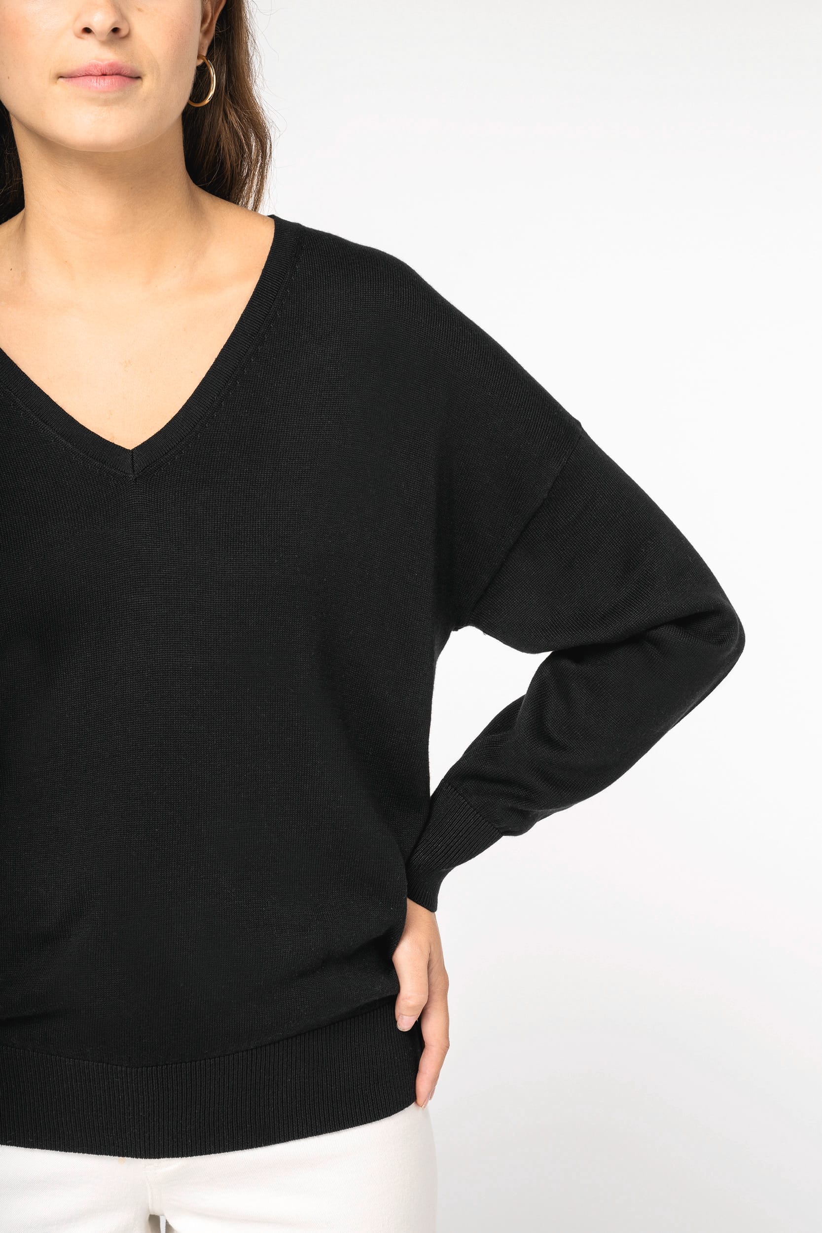 Pullover eco-responsável em liocel de senhora