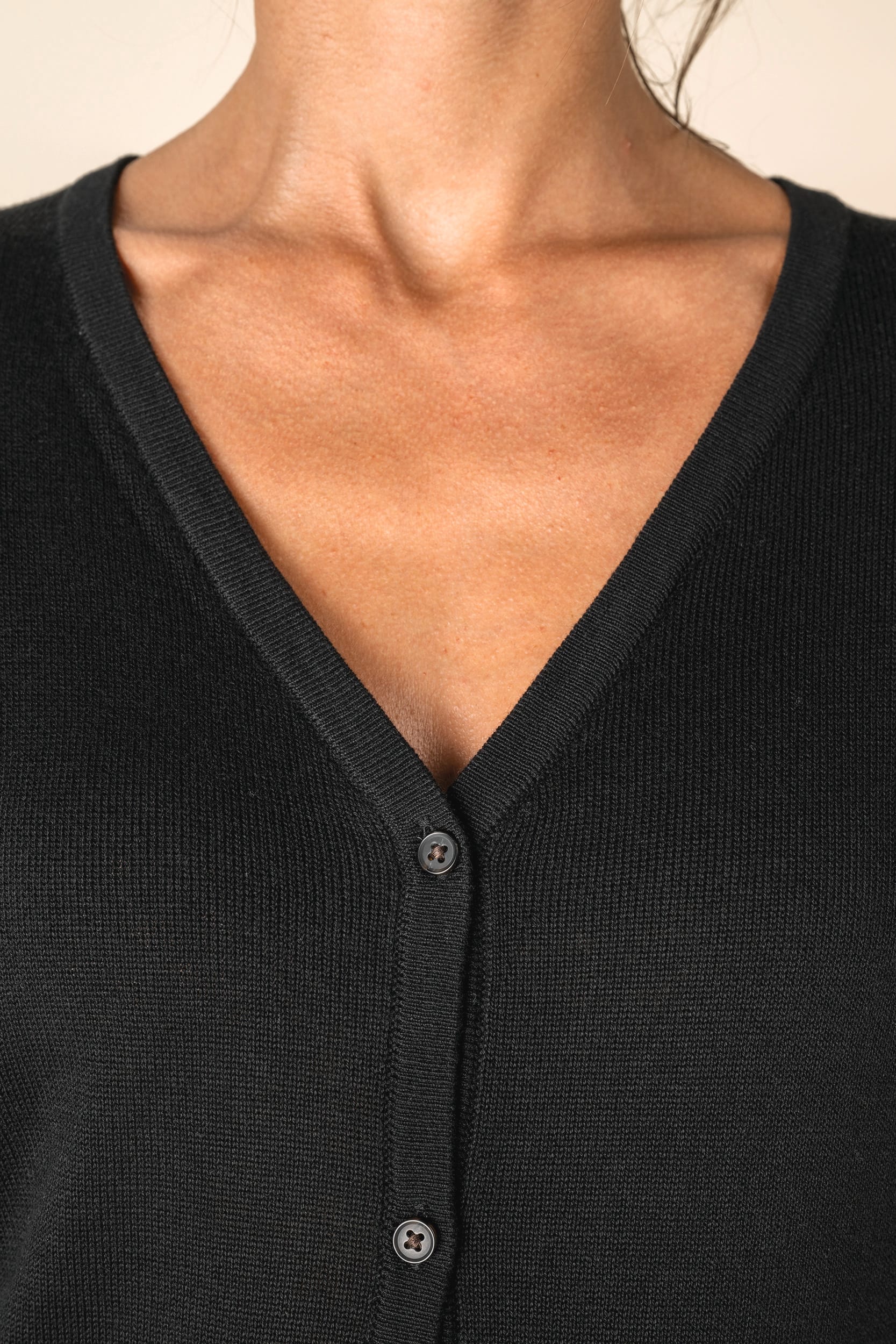 Casaco de malha eco-responsável em liocel de senhora