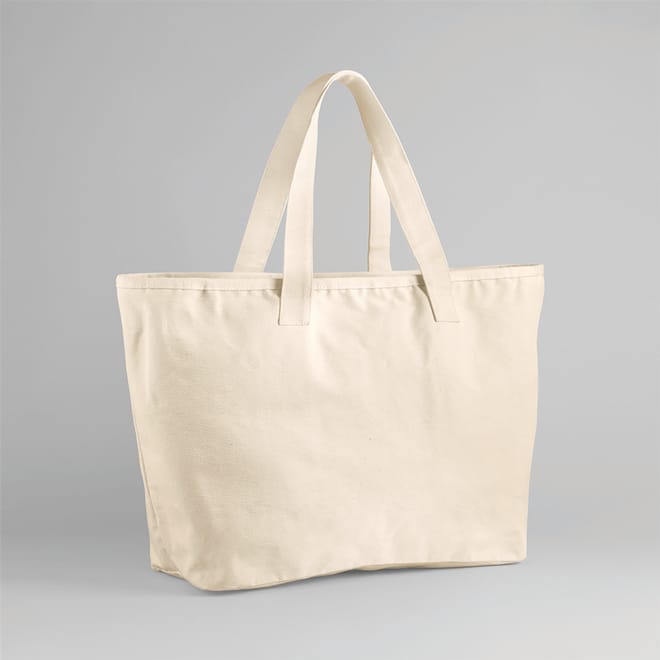 Zipped beach bag