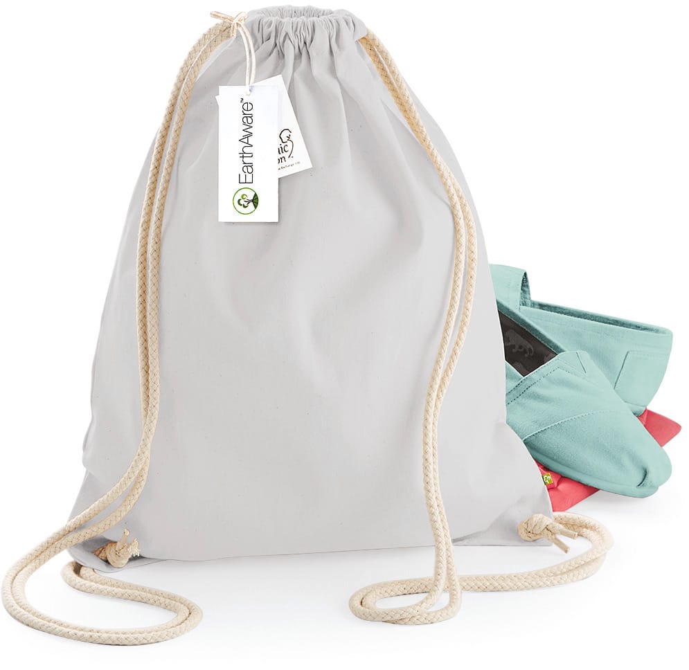 Saco de ginástica em algodão bio Earthaware®
