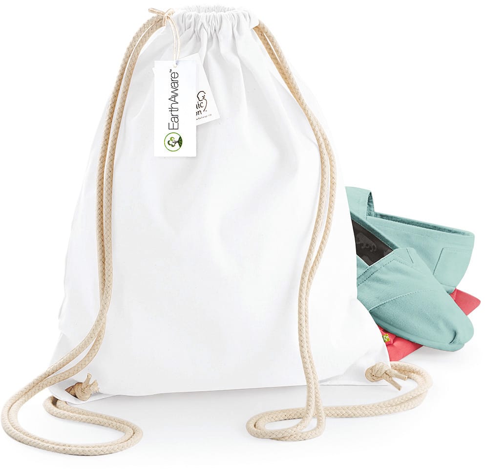Saco de ginástica em algodão bio Earthaware®