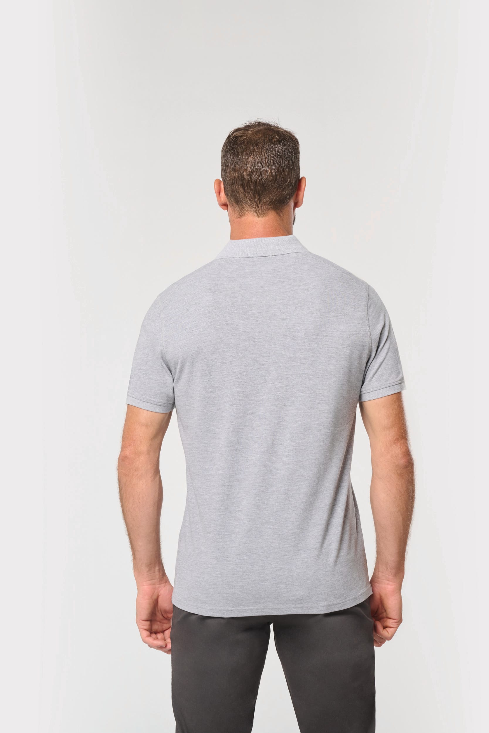 Polo unisexe écoresponsable avec poche poitrine - Image 3