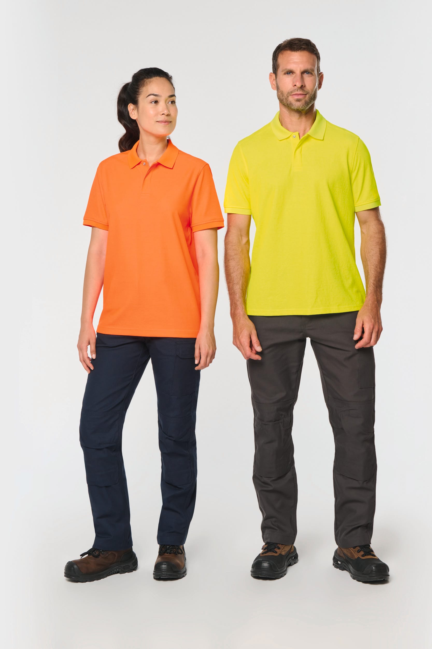 Polo unisexe écoresponsable coton/polyester 