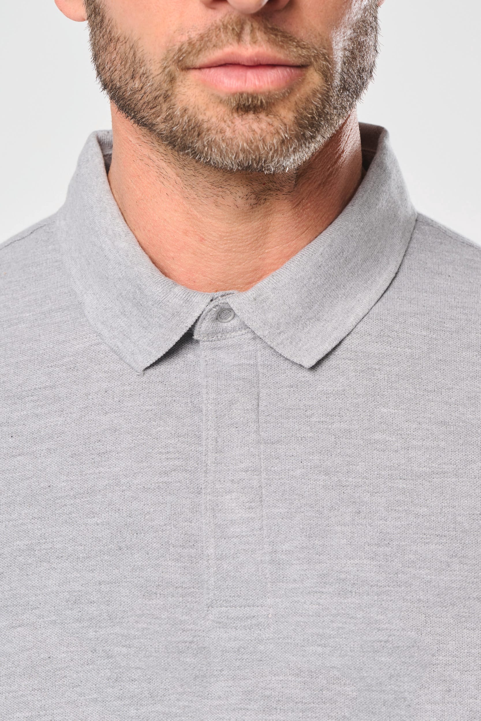 Polo col boutons pression manches courtes homme - Image 8