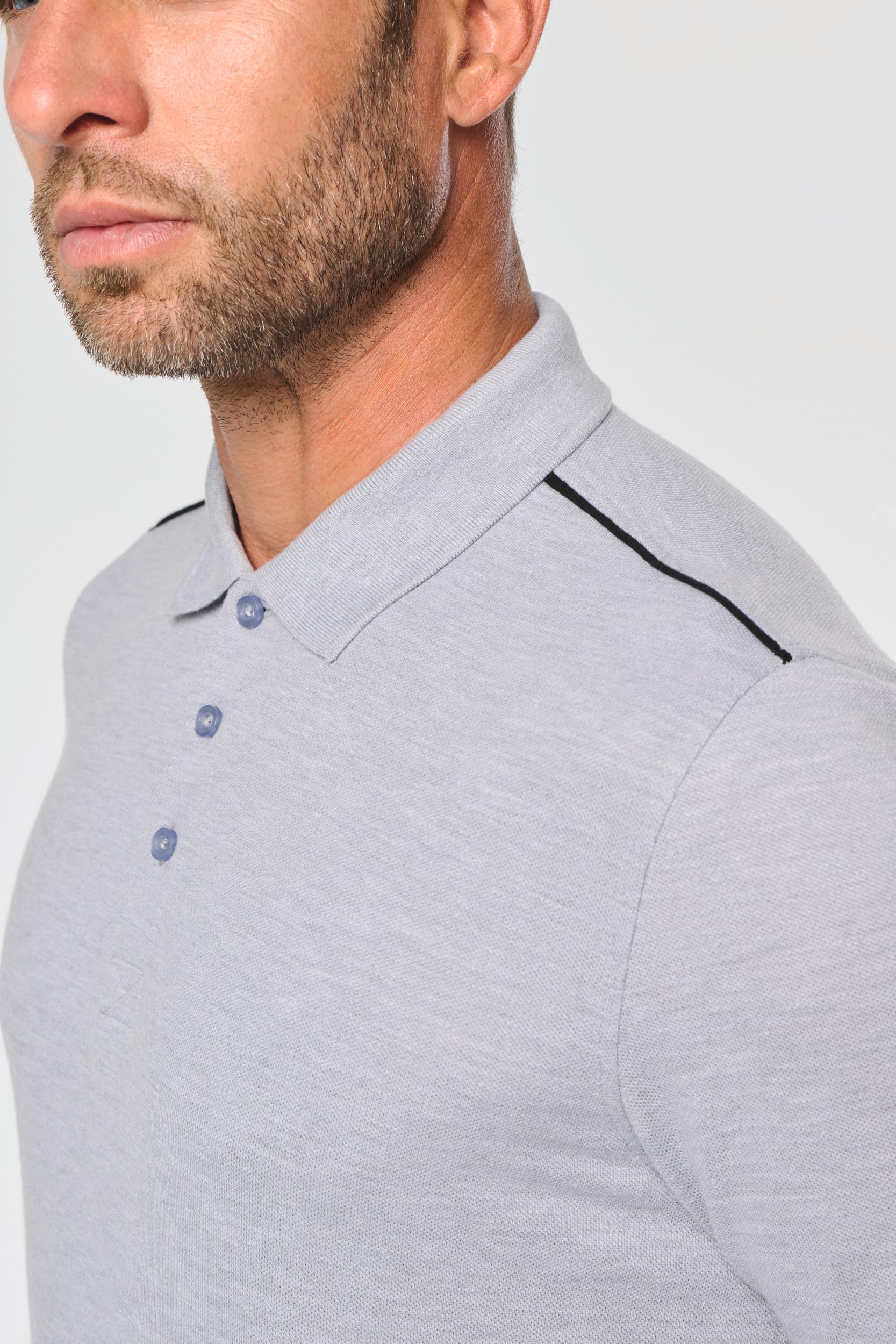 Polo Day To Day contrasté manches courtes homme - Image 4