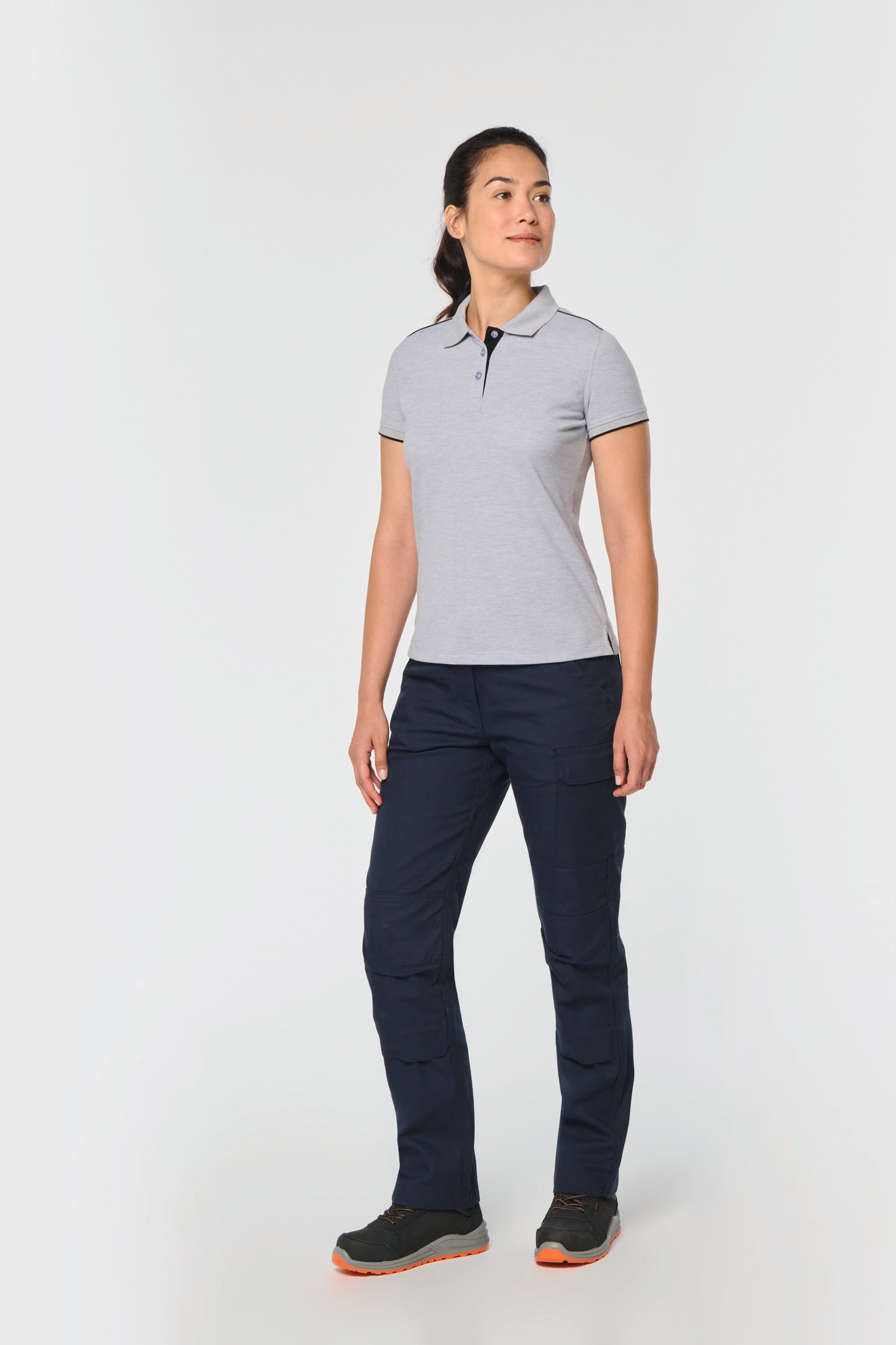 Polo Day To Day contrasté manches courtes femme - Image 2