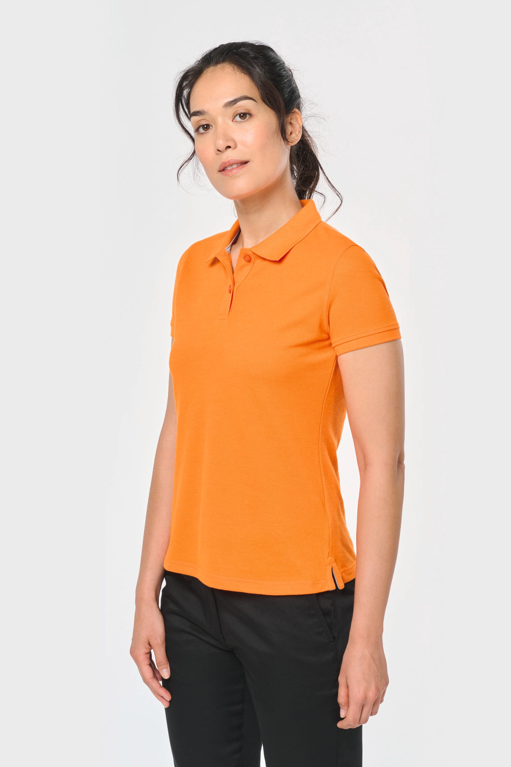 Polo manches courtes femme