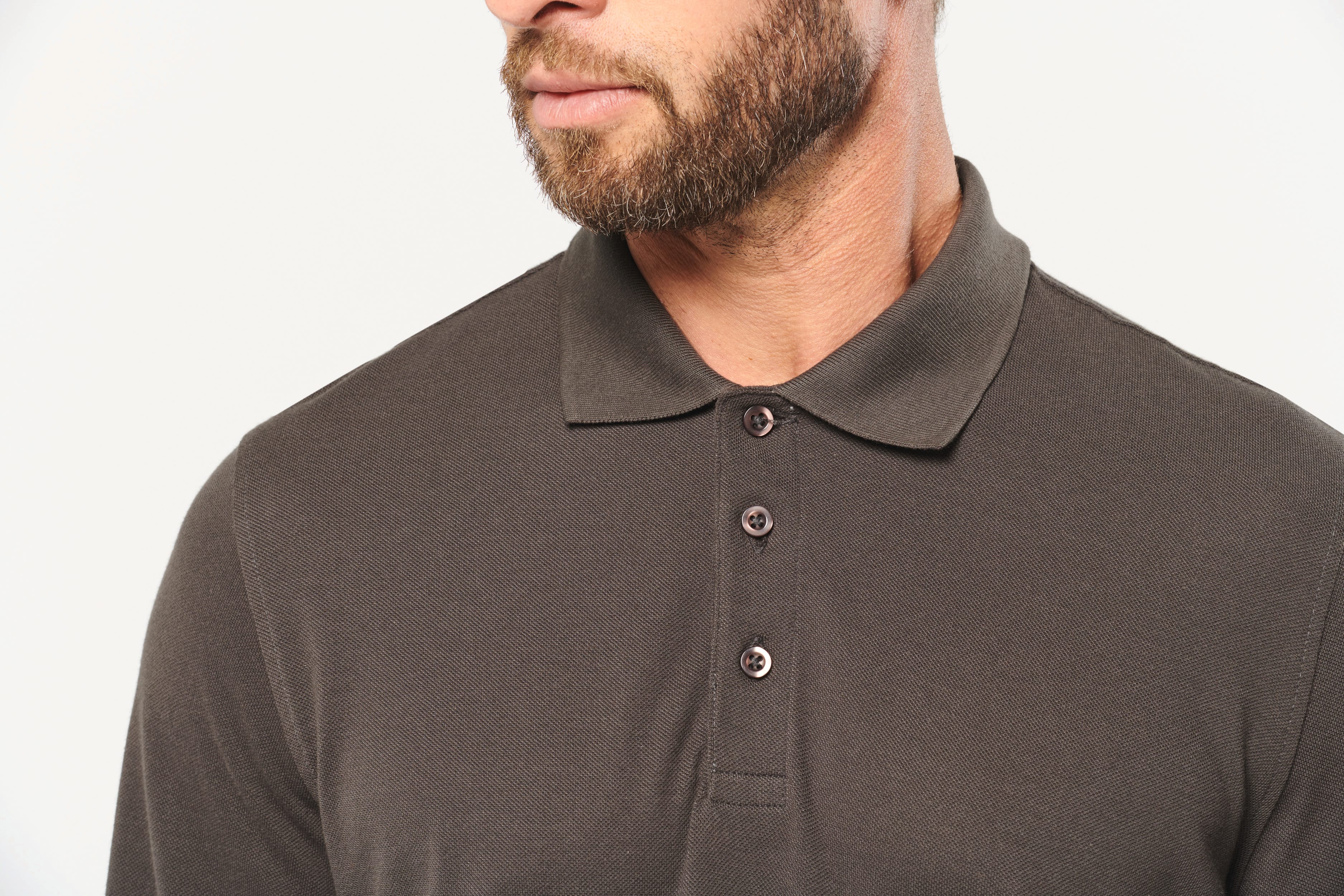 Polo manches longues homme