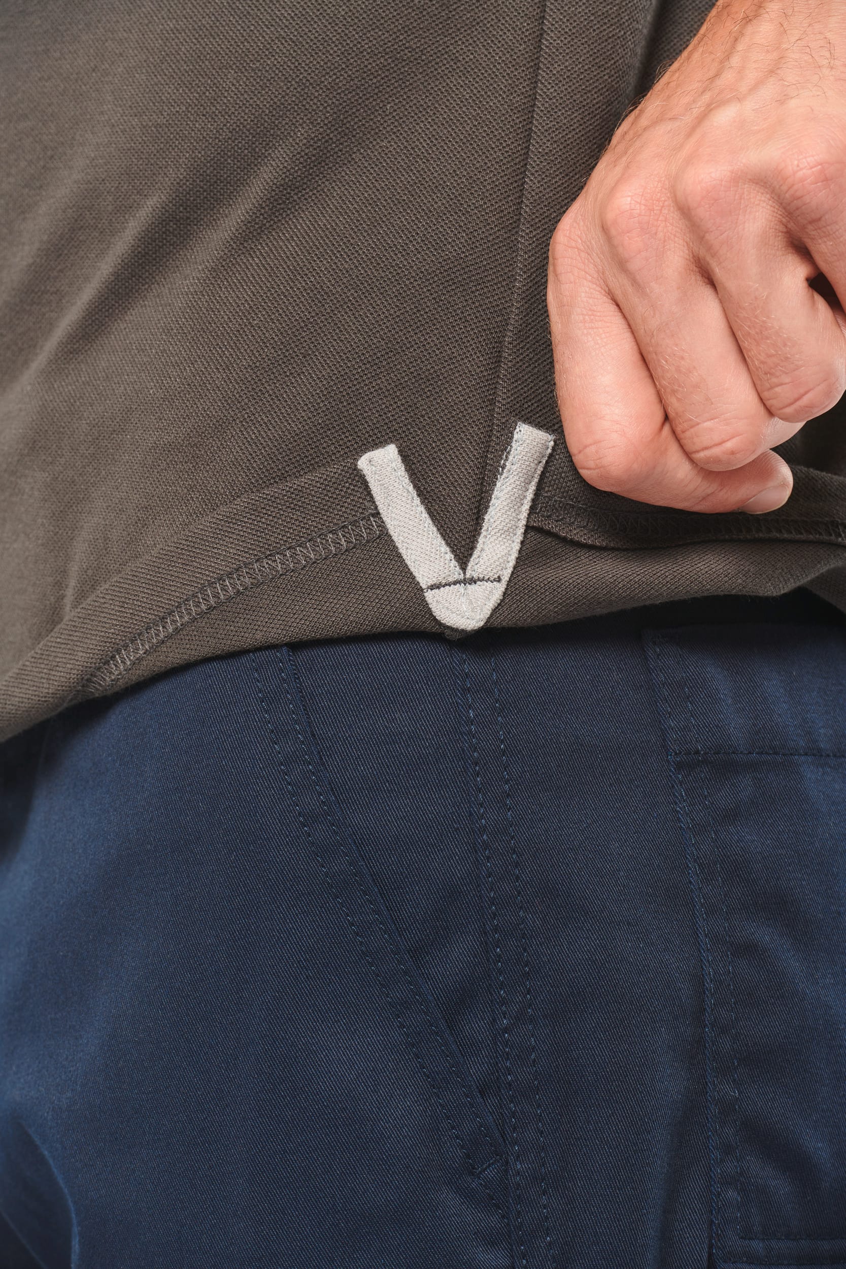Polo manches longues homme