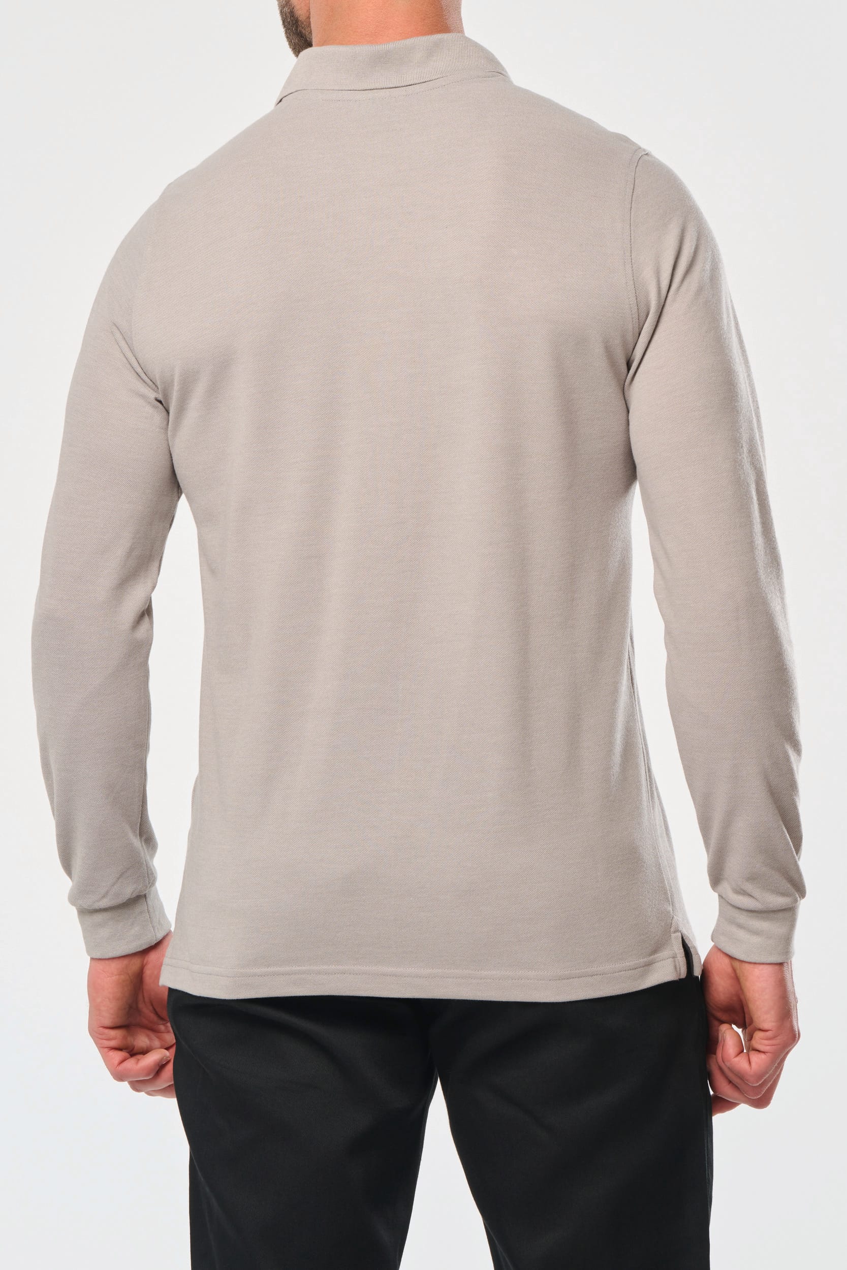 Polo manches longues homme