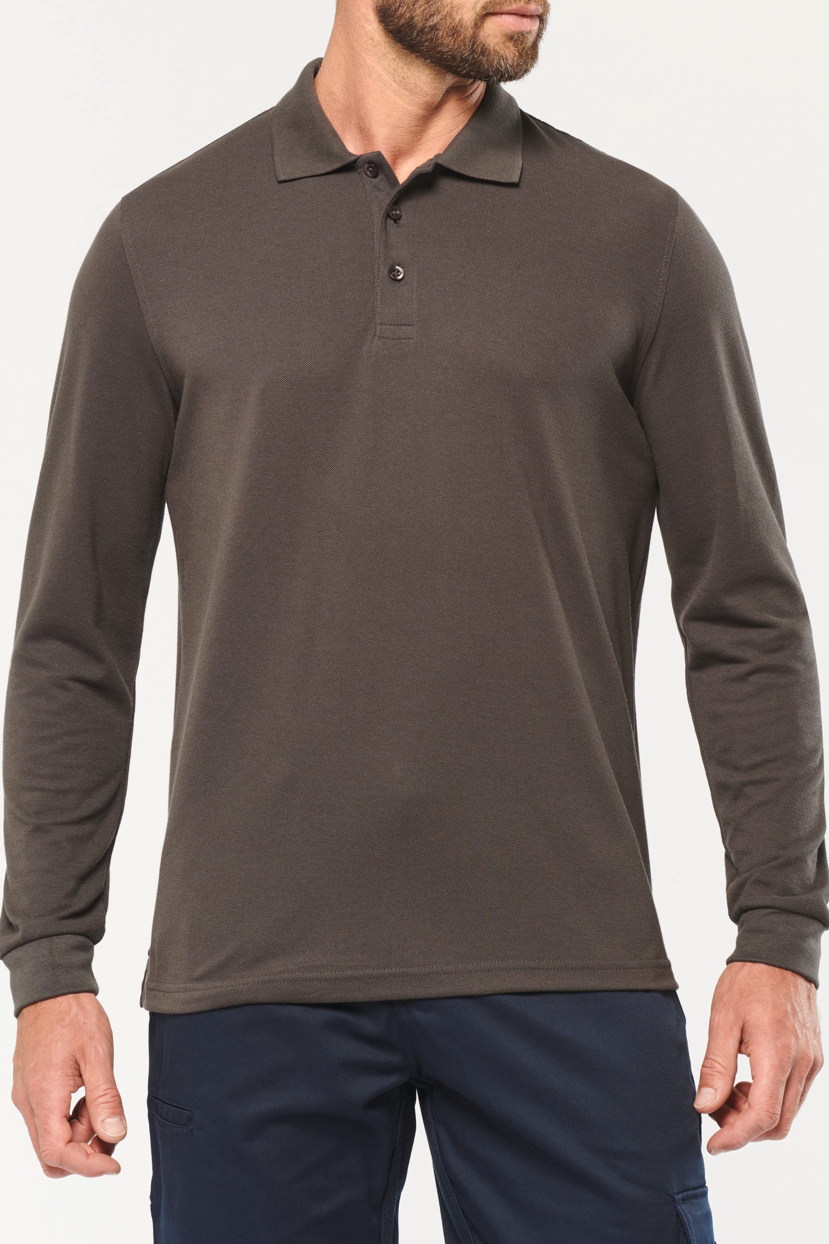 Polo manches longues homme