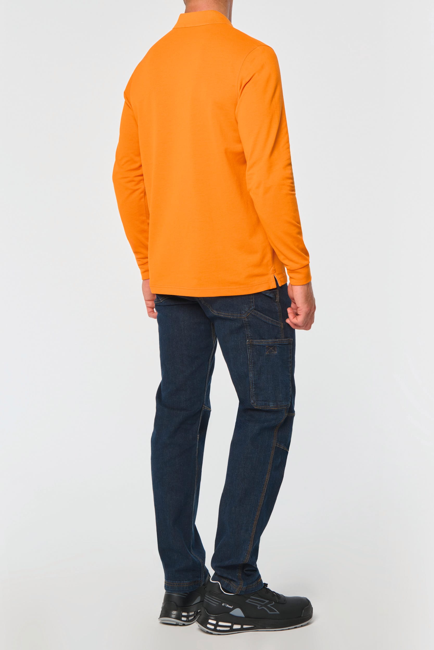 Polo manches longues homme