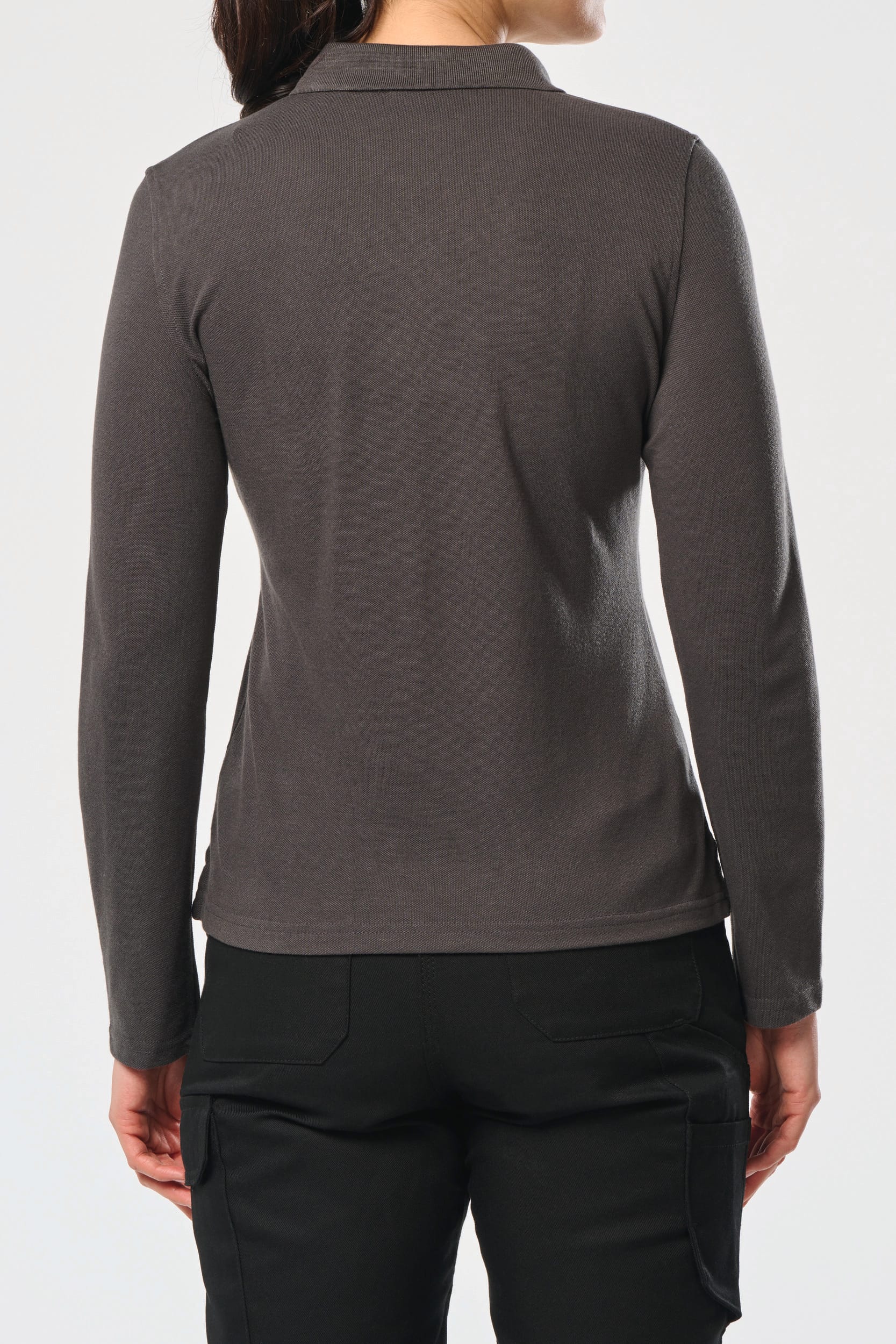 Polo manches longues femme