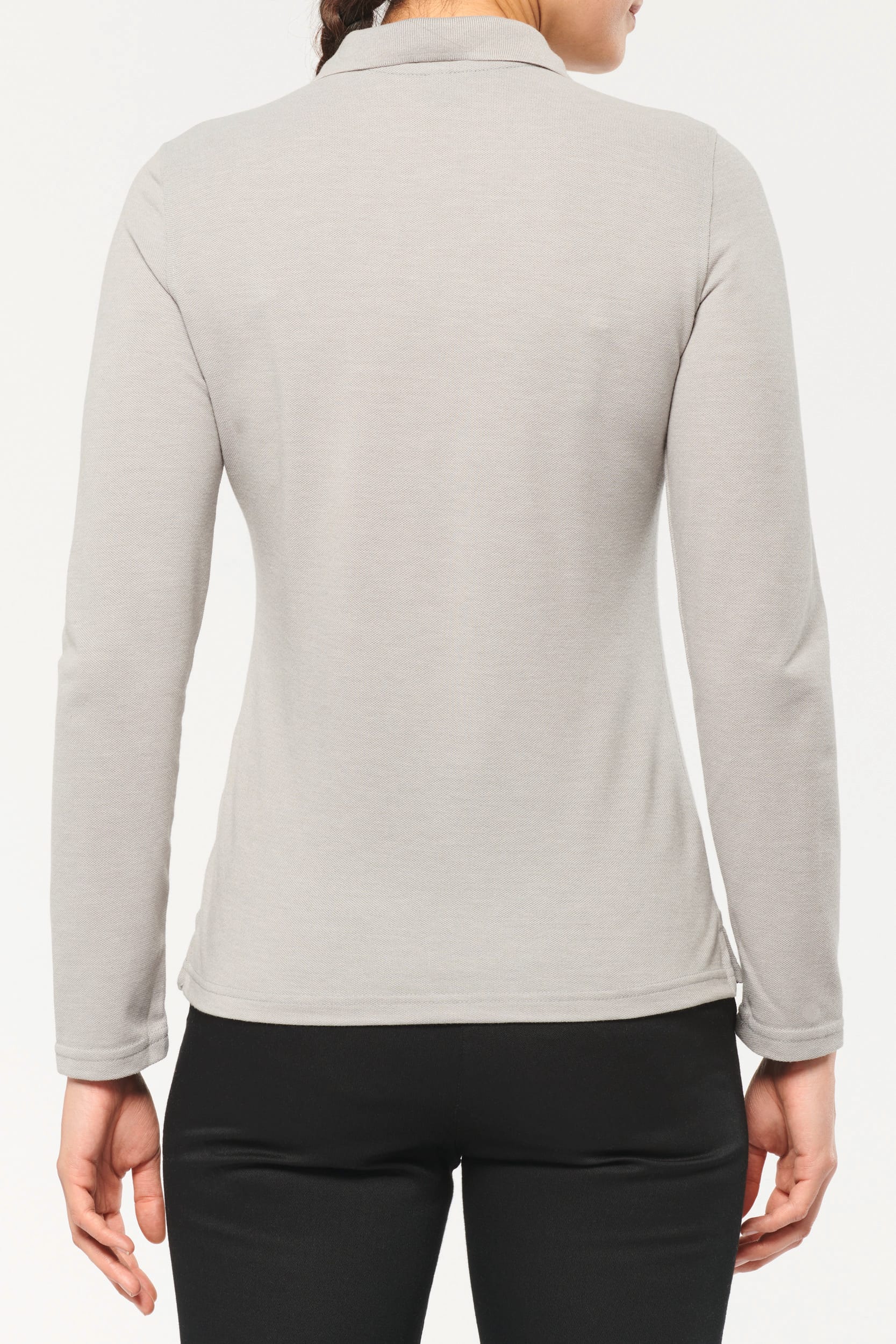 Polo manches longues femme