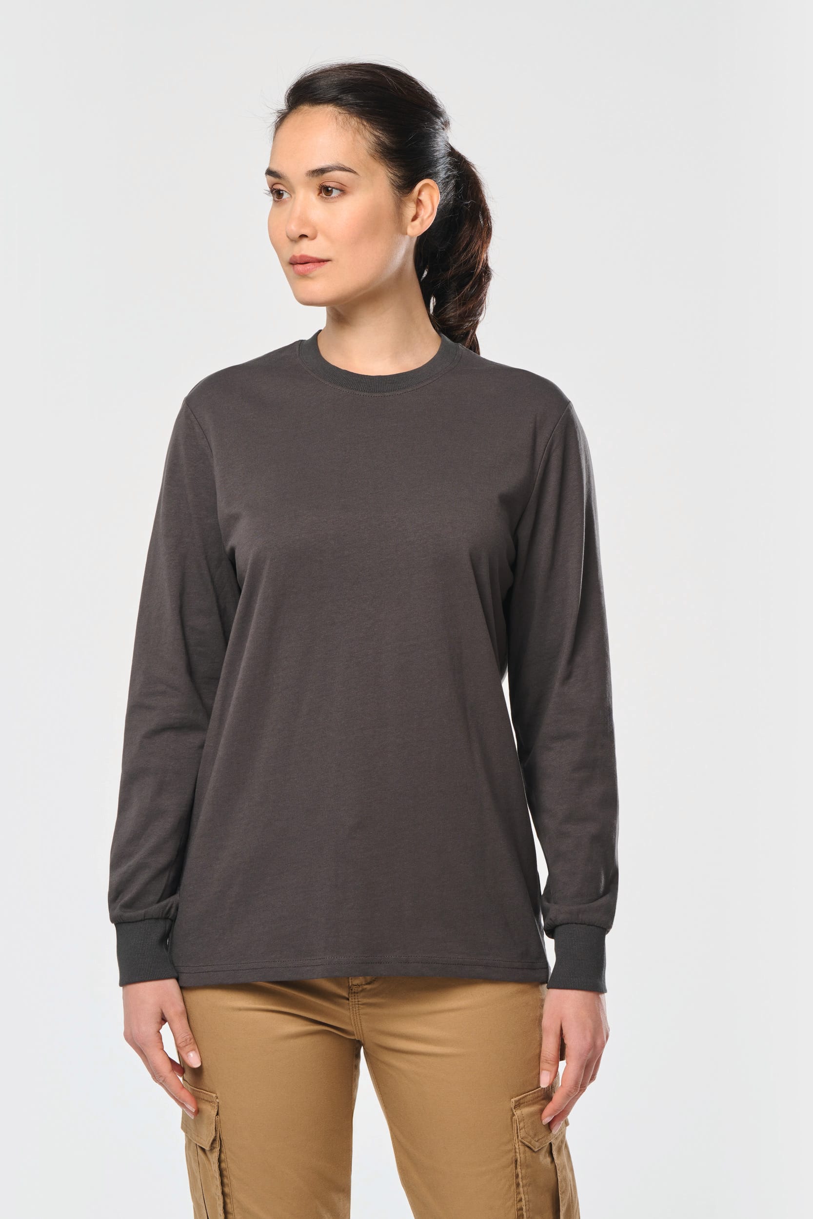 T-shirt écoresponsable manches longues unisexe - Image 8