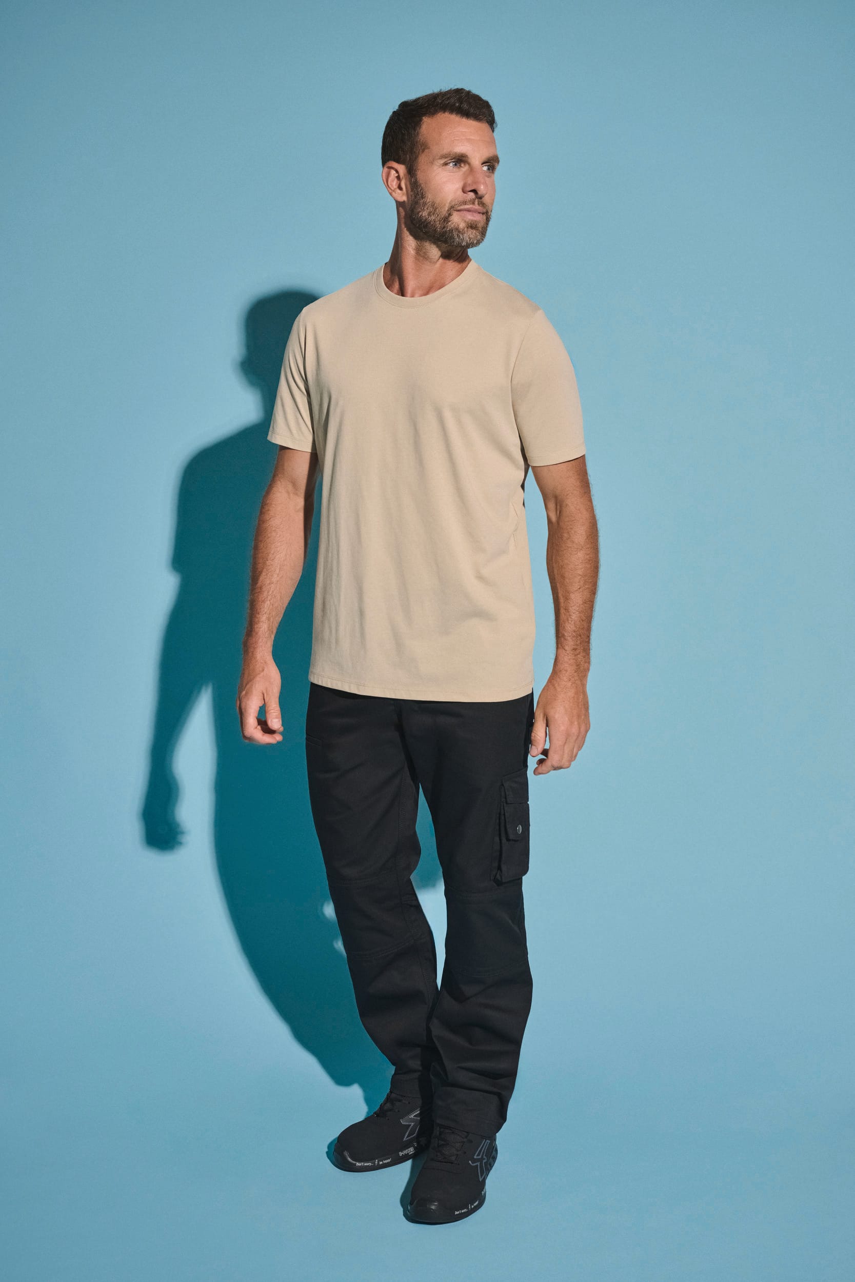 T-shirt com tratamento antibacteriano de homem