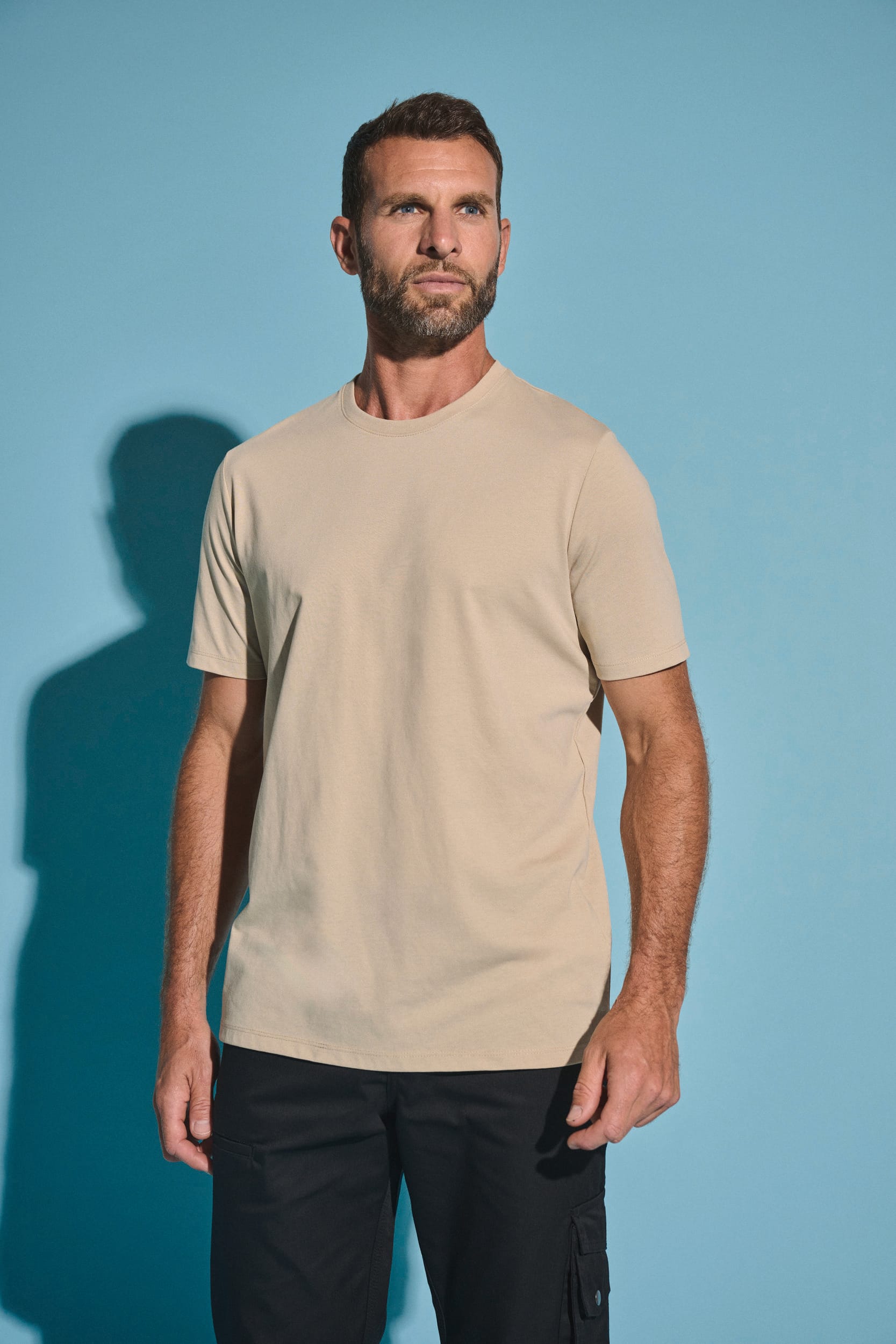 T-shirt com tratamento antibacteriano de homem