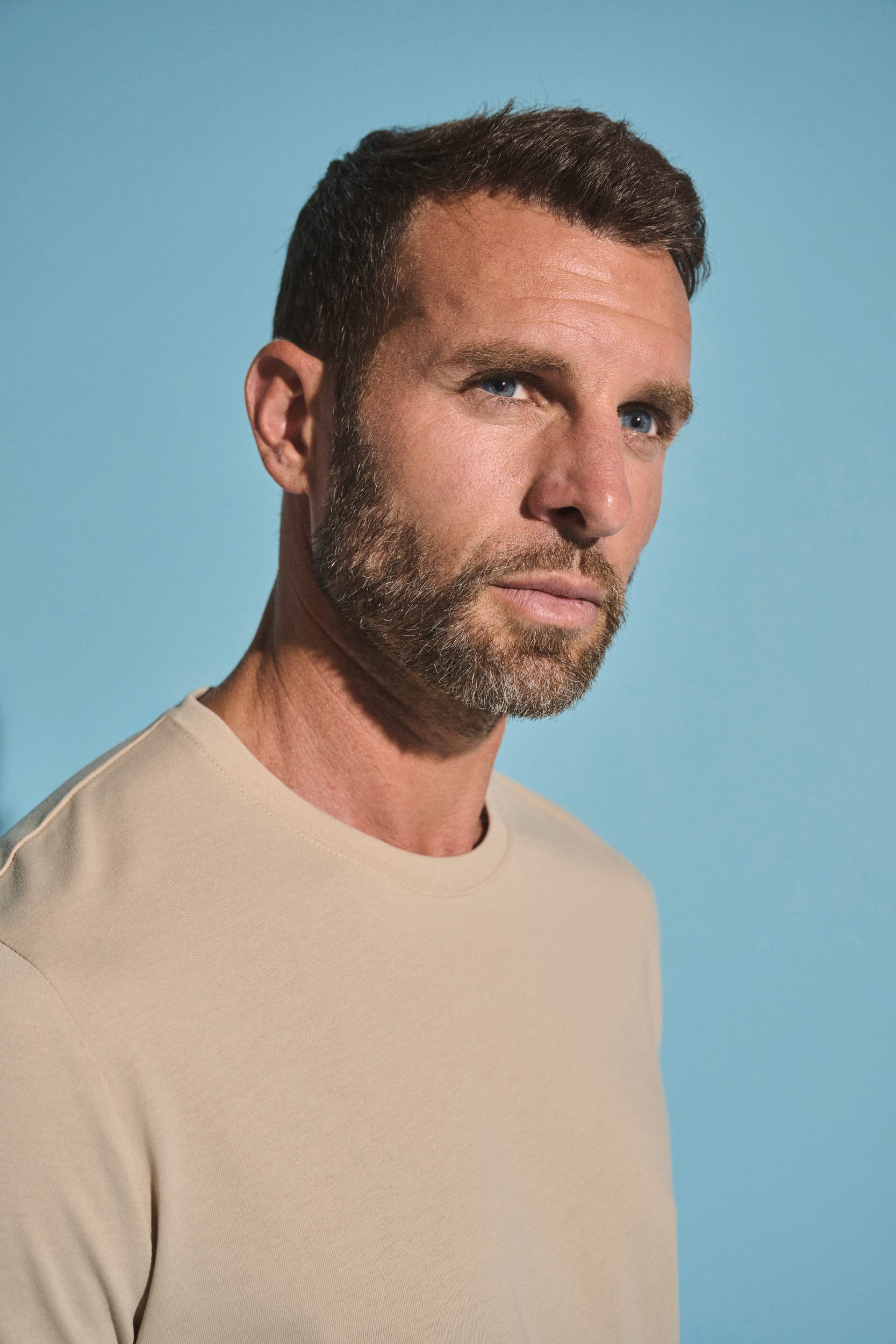 T-shirt com tratamento antibacteriano de homem